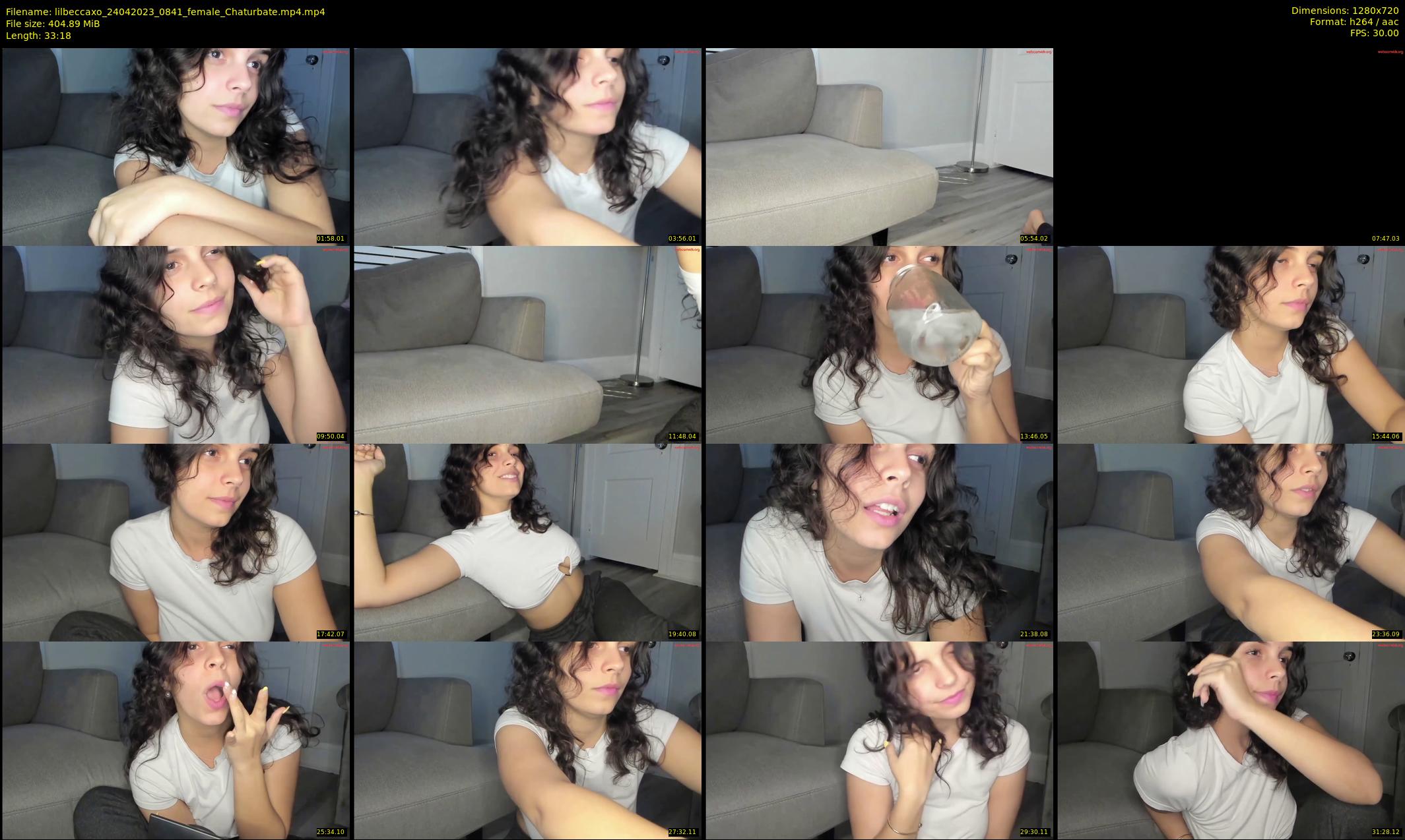 lilbeccaxo — 34 minute Chaturbate female cam show recording, 720p, Apr 24, 2023