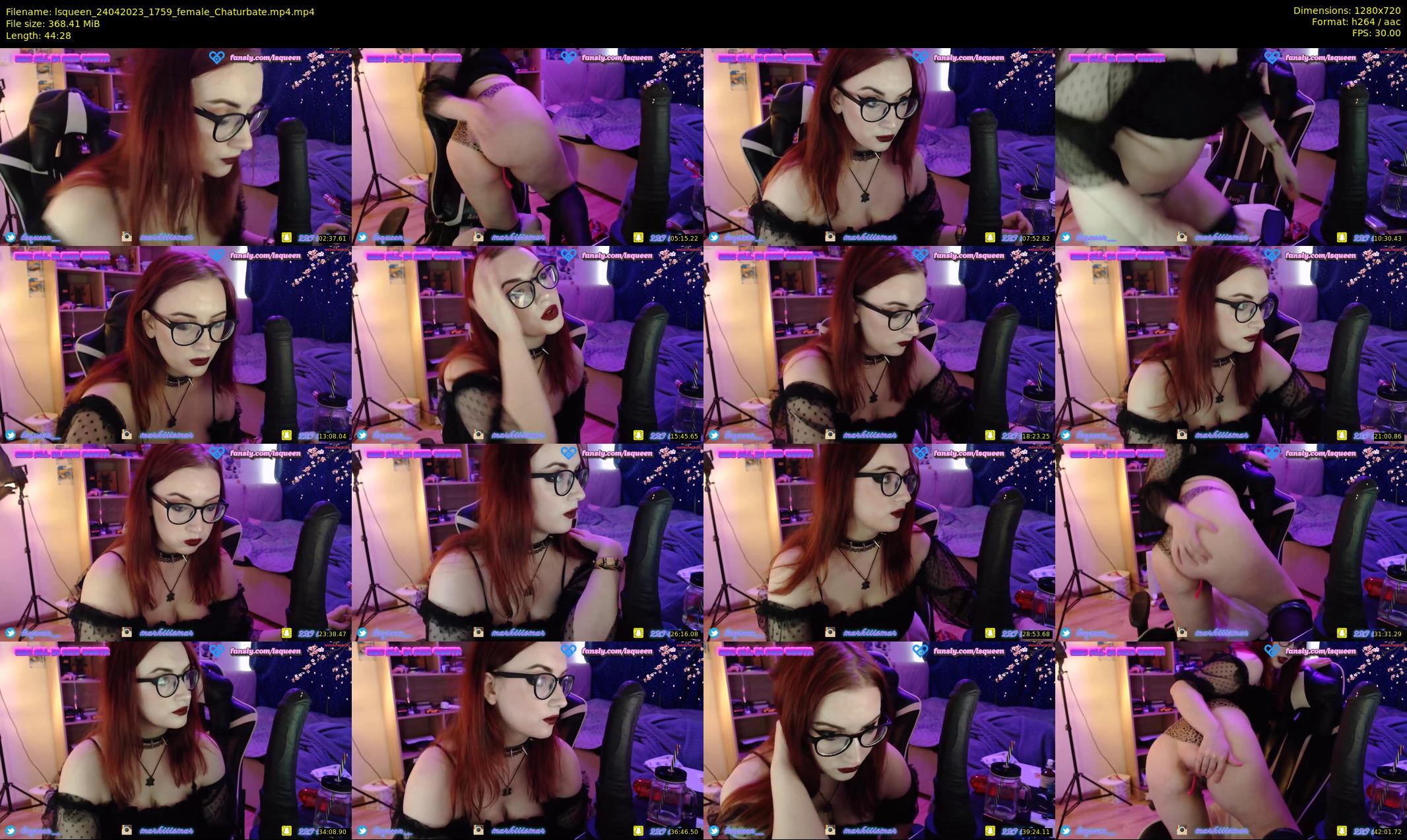 lsqueen — 45 minute Chaturbate female cam show recording, 720p, Apr 24, 2023