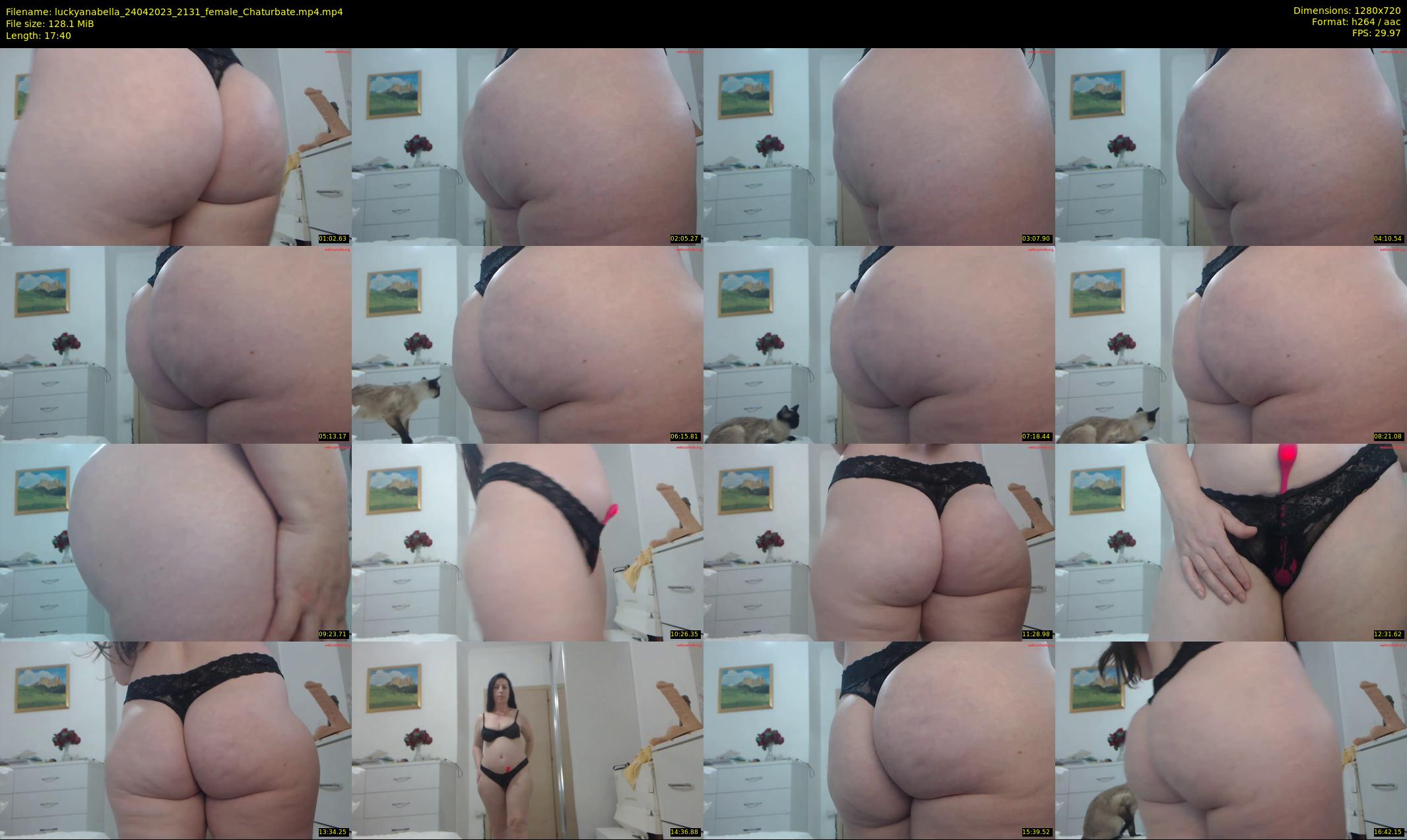 luckyanabella — 18 minute Chaturbate female cam show recording, 720p, Apr 24, 2023
