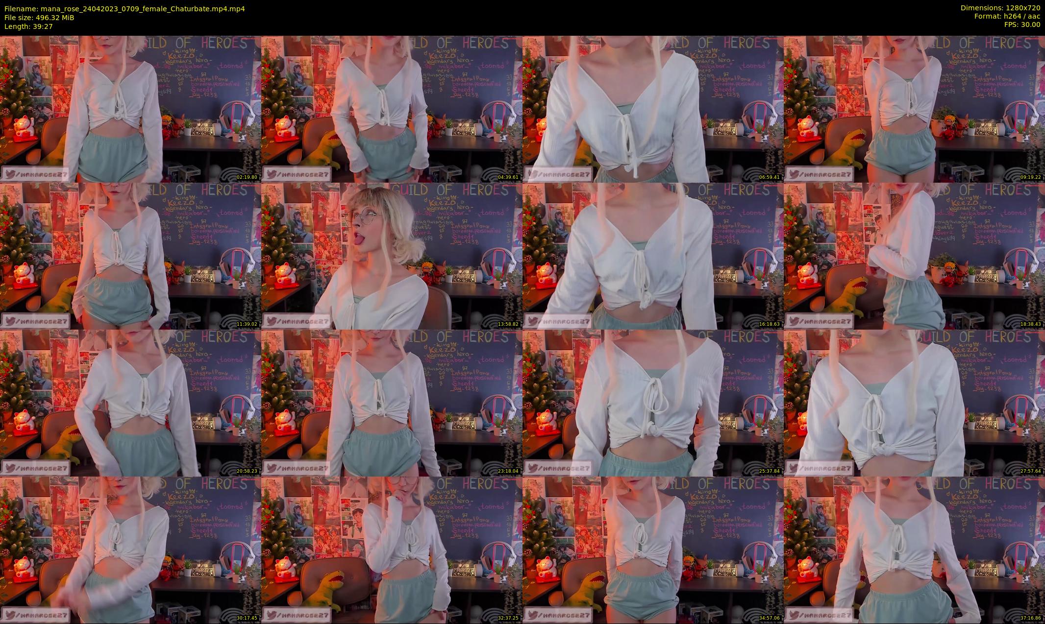 mana_rose — 40 minute Chaturbate female cam show recording, 720p, Apr 24, 2023