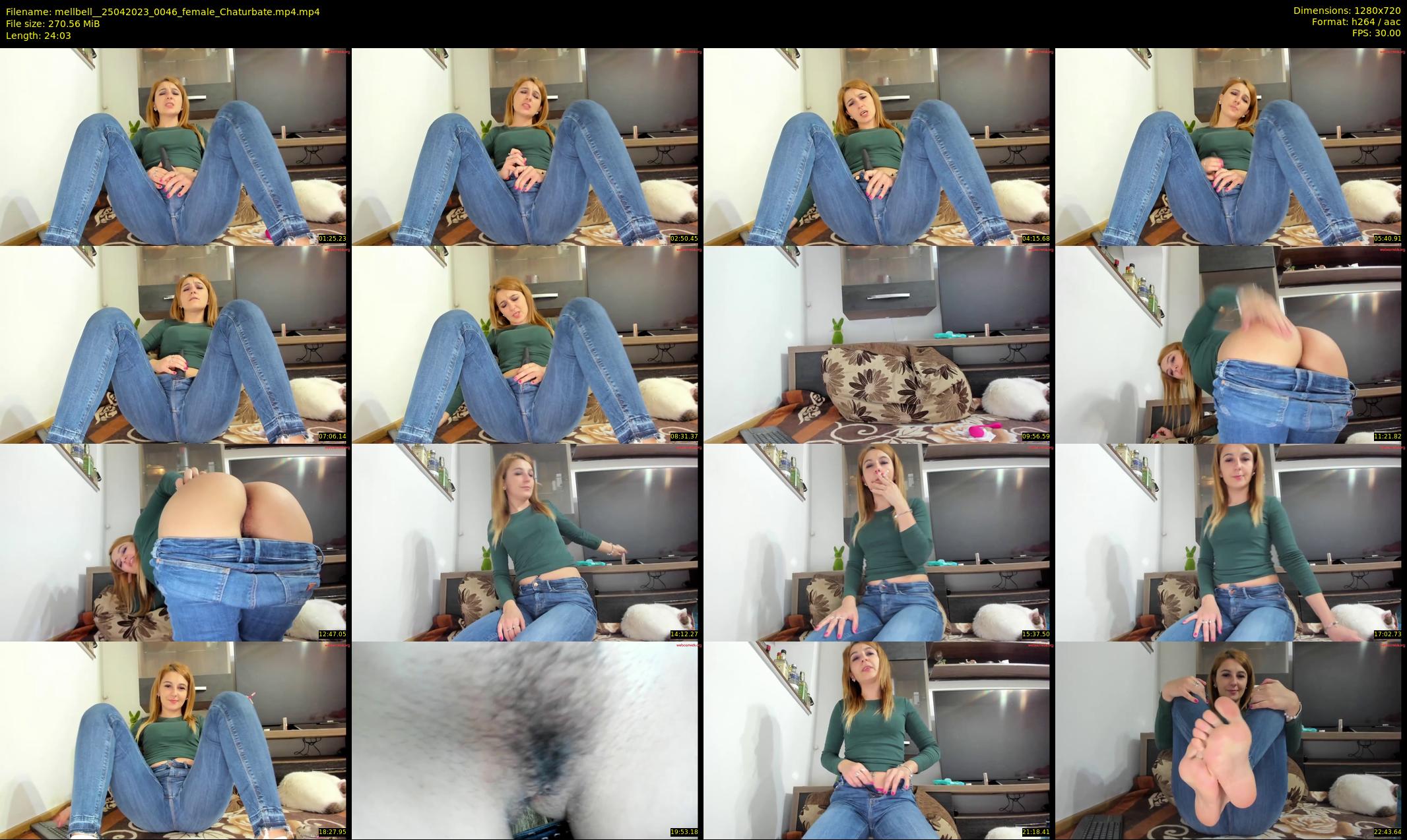 mellbell_ — 25 minute Chaturbate female cam show recording, 720p, Apr 25, 2023