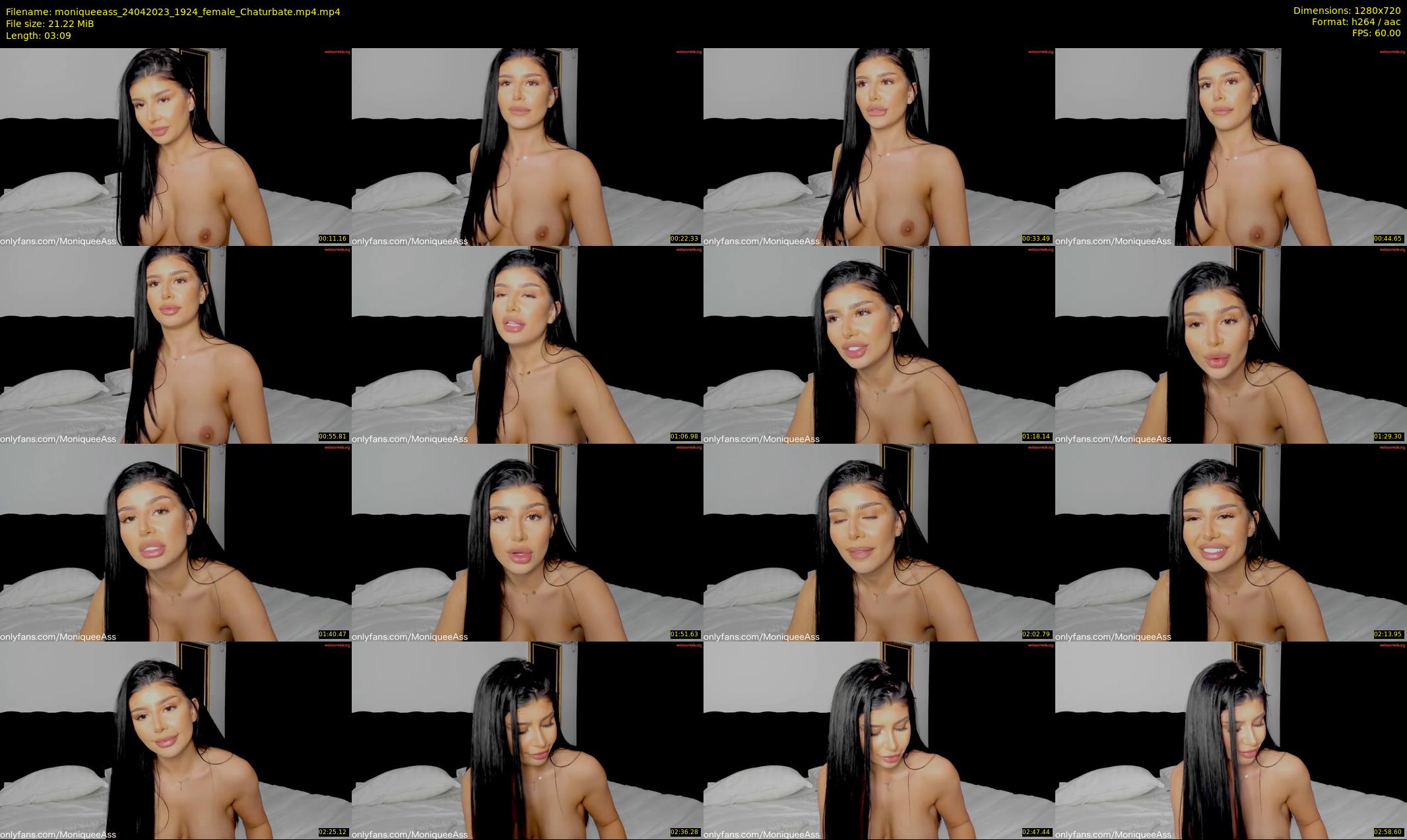 moniqueeass — 4 minute Chaturbate female cam show recording, 720p, Apr 24, 2023