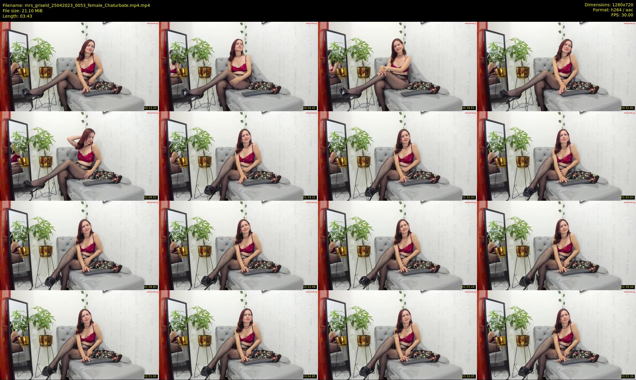 mrs_griseld — 4 minute Chaturbate female cam show recording, 720p, Apr 25, 2023