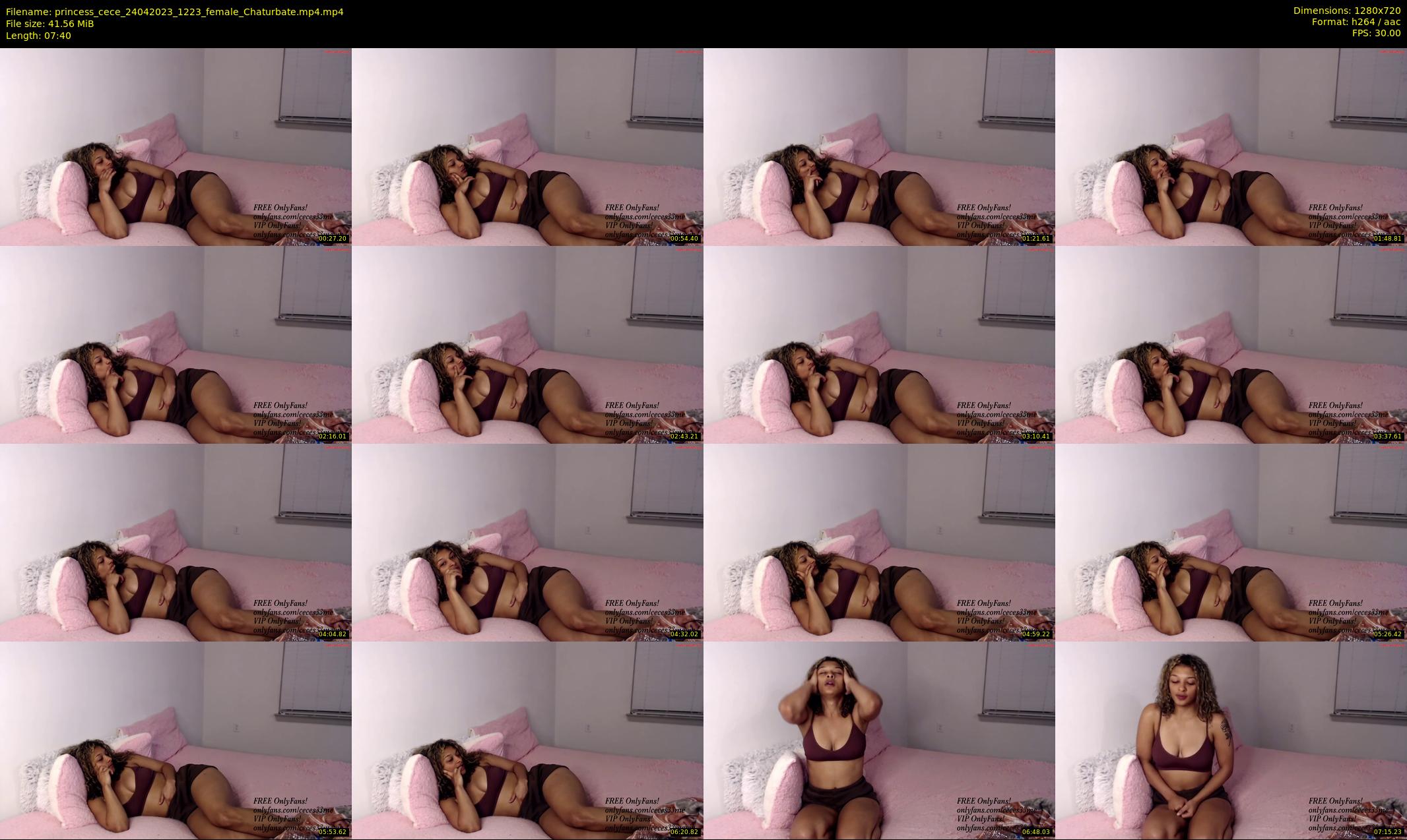 princess_cece — 8 minute Chaturbate female cam show recording, 720p, Apr 24, 2023