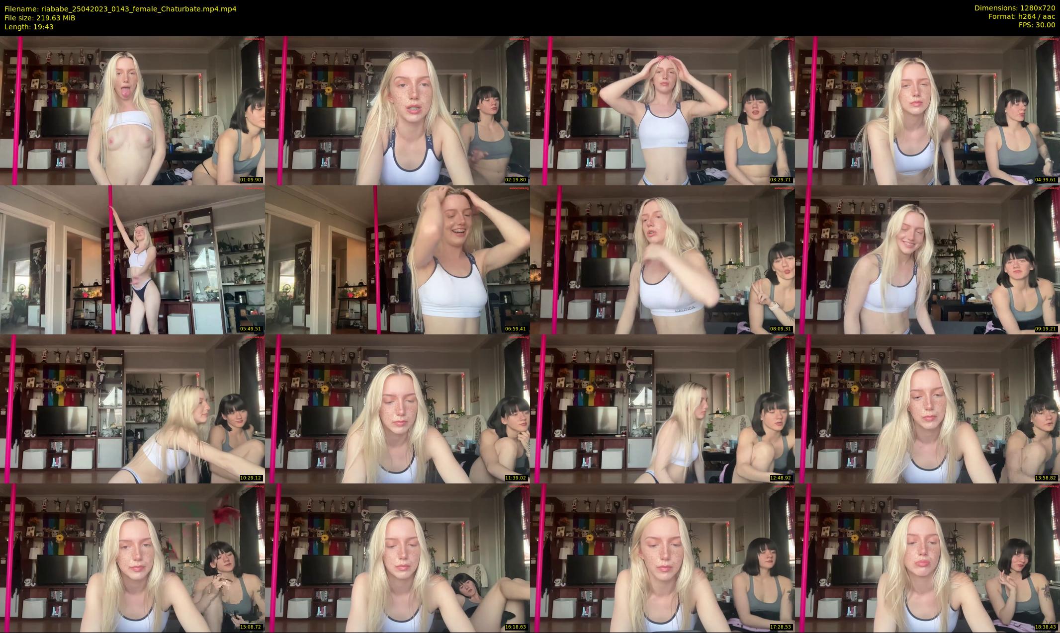 riababe — 20 minute Chaturbate female cam show recording, 720p, Apr 25, 2023