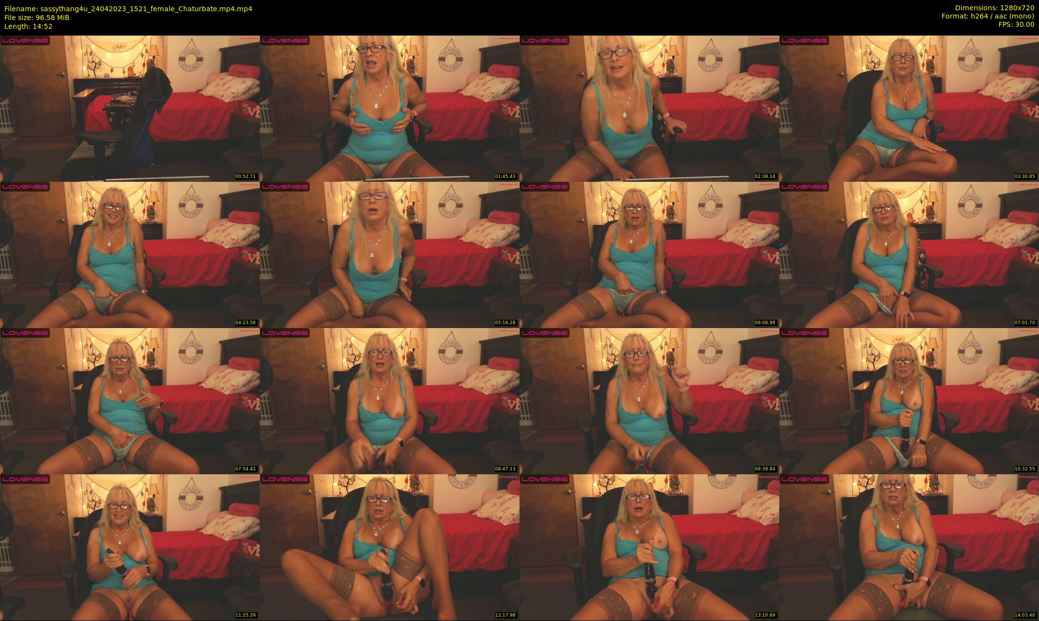 sassythang4u — 15 minute Chaturbate female cam show recording, 720p, Apr 24, 2023