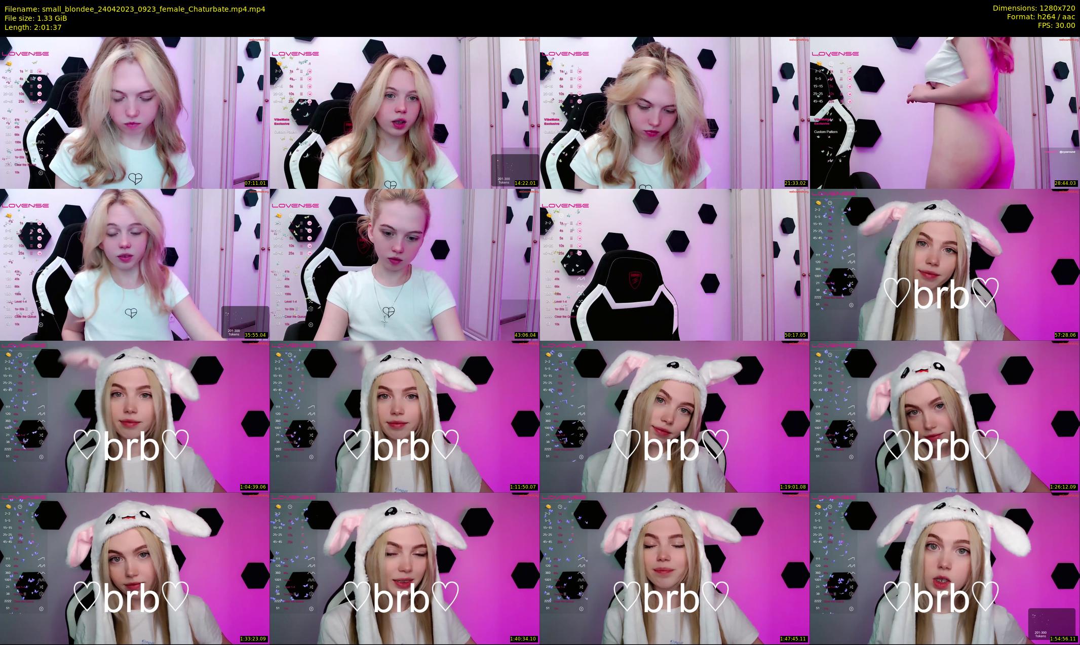 small_blondee — 122 minute Chaturbate female cam show recording, 720p, Apr 24, 2023