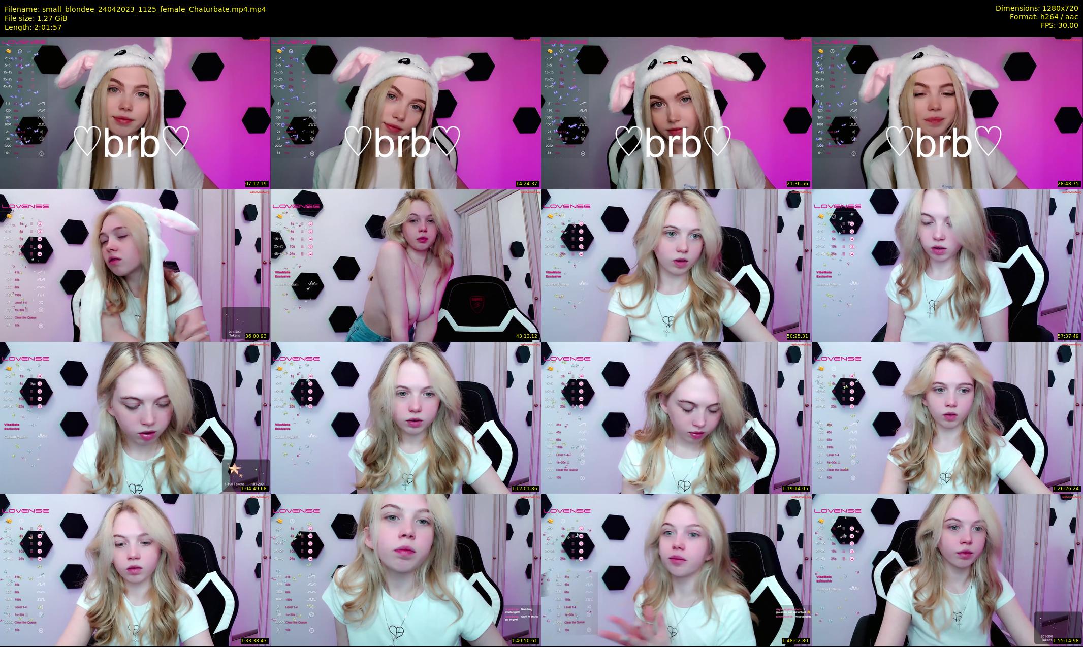 small_blondee — 122 minute Chaturbate female cam show recording, 720p, Apr 24, 2023