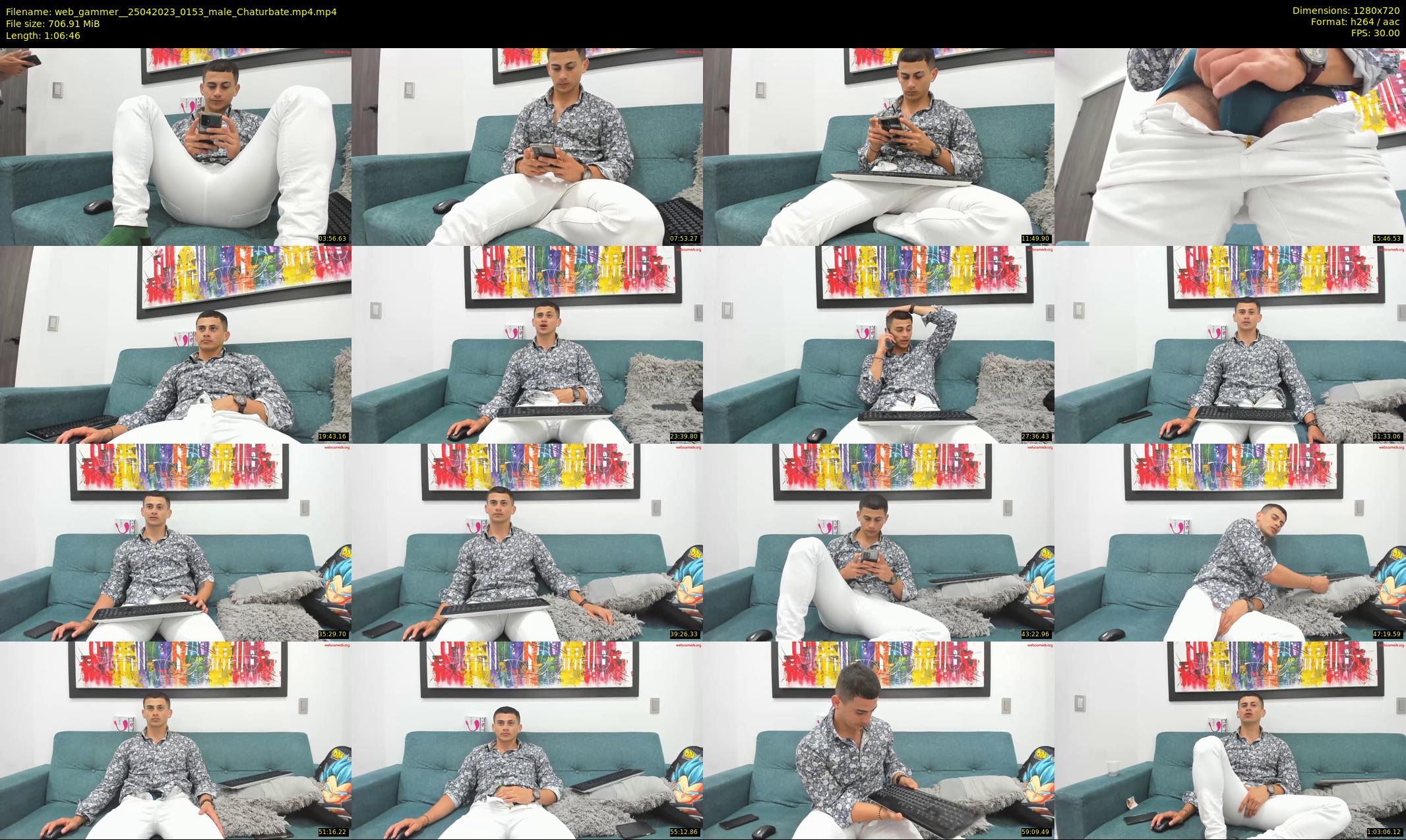 web_gammer_ — 67 minute Chaturbate male cam show recording, 720p, Apr 25, 2023