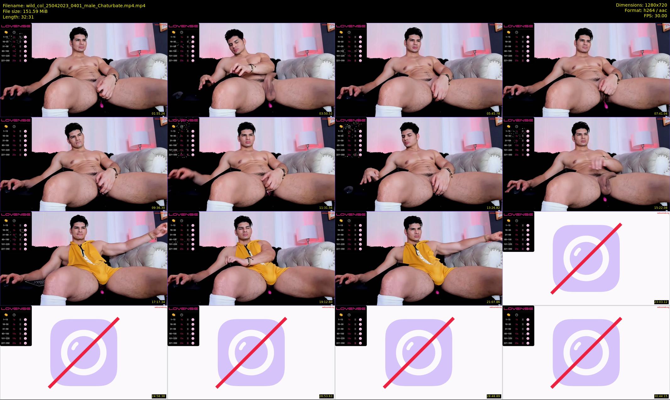 wild_col — 33 minute Chaturbate male cam show recording, 720p, Apr 25, 2023