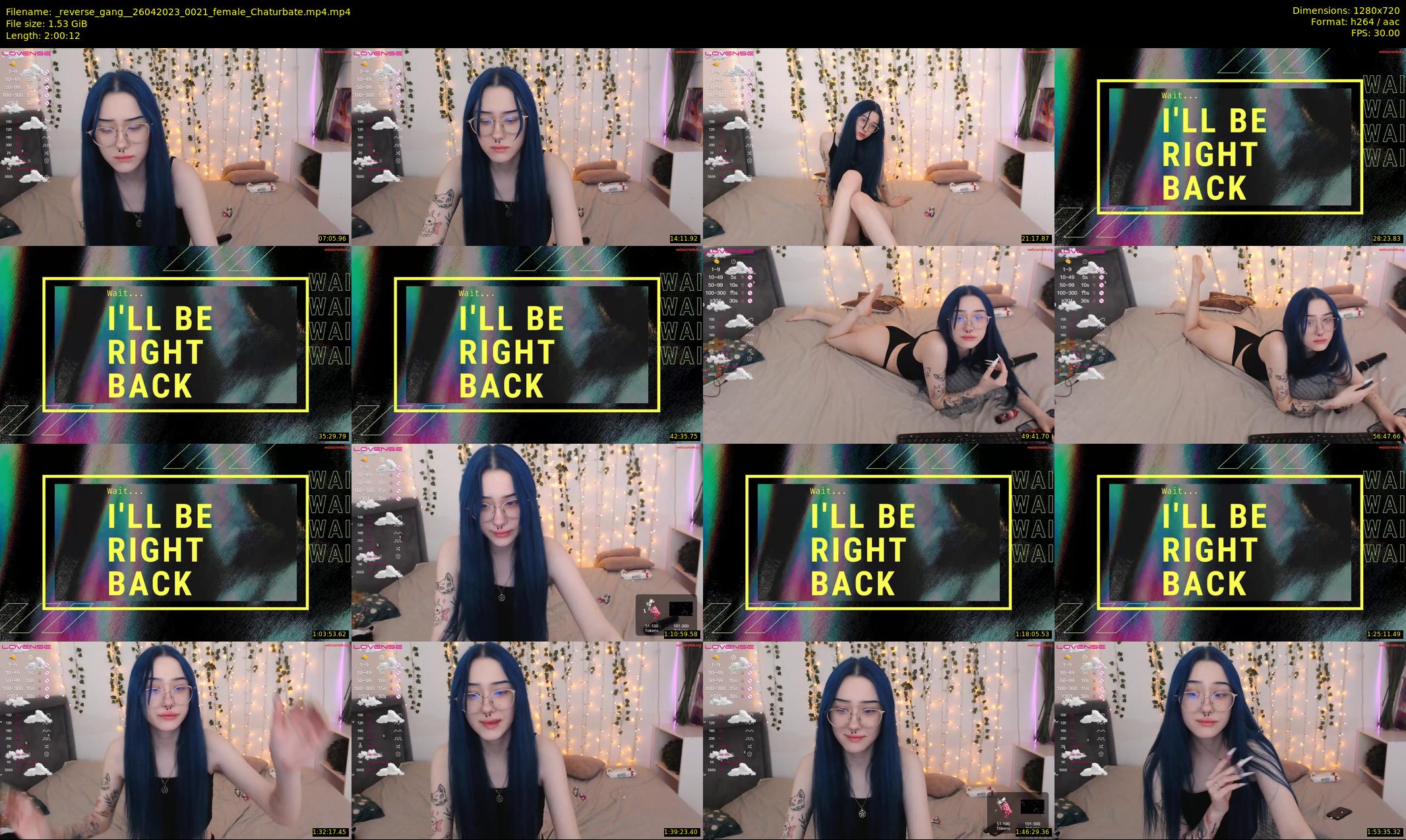 _reverse_gang_ — 121 minute Chaturbate couple cam show recording, 720p, Apr 26, 2023