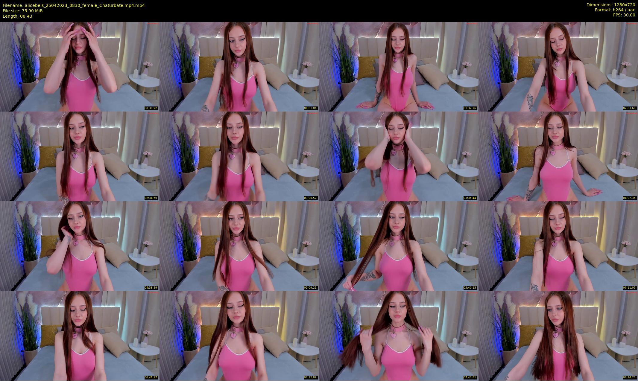 alicebels — 9 minute Chaturbate female cam show recording, 720p, Apr 25, 2023