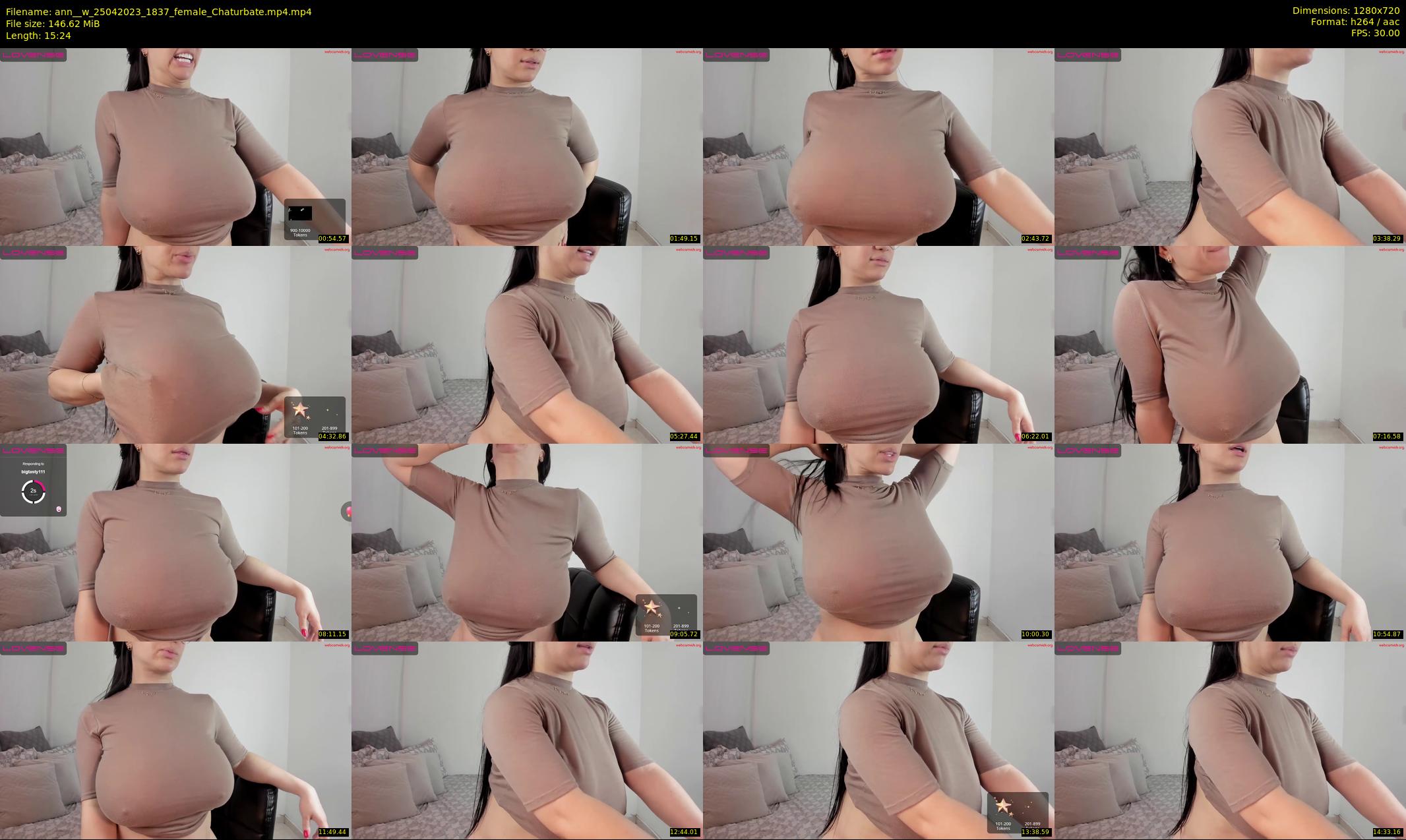 ann__w — 16 minute Chaturbate female cam show recording, 720p, Apr 25, 2023