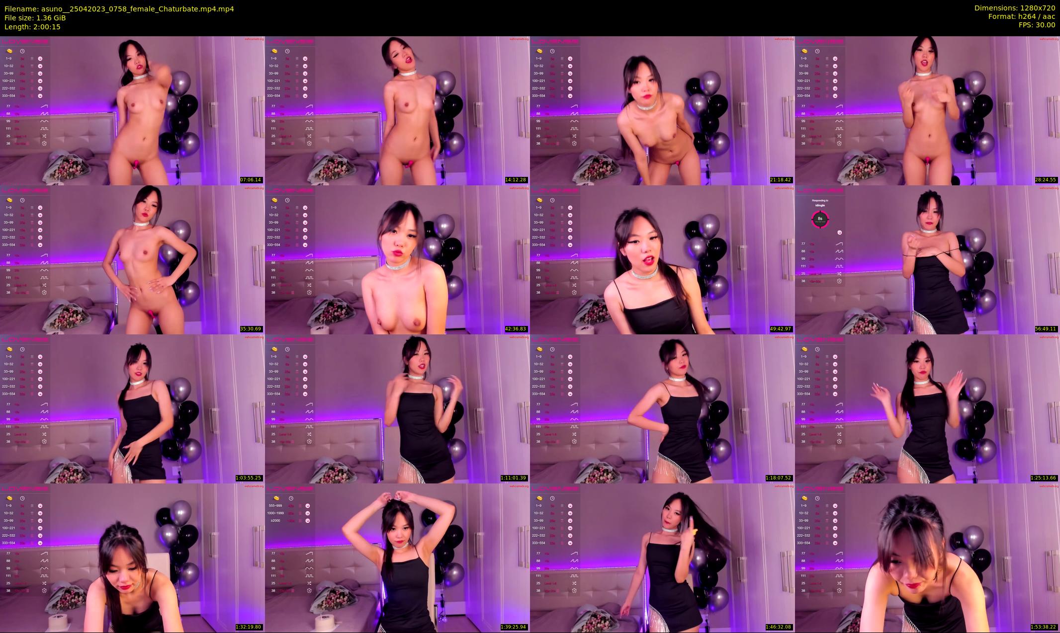 asuno_ — 121 minute Chaturbate female cam show recording, 720p, Apr 25, 2023