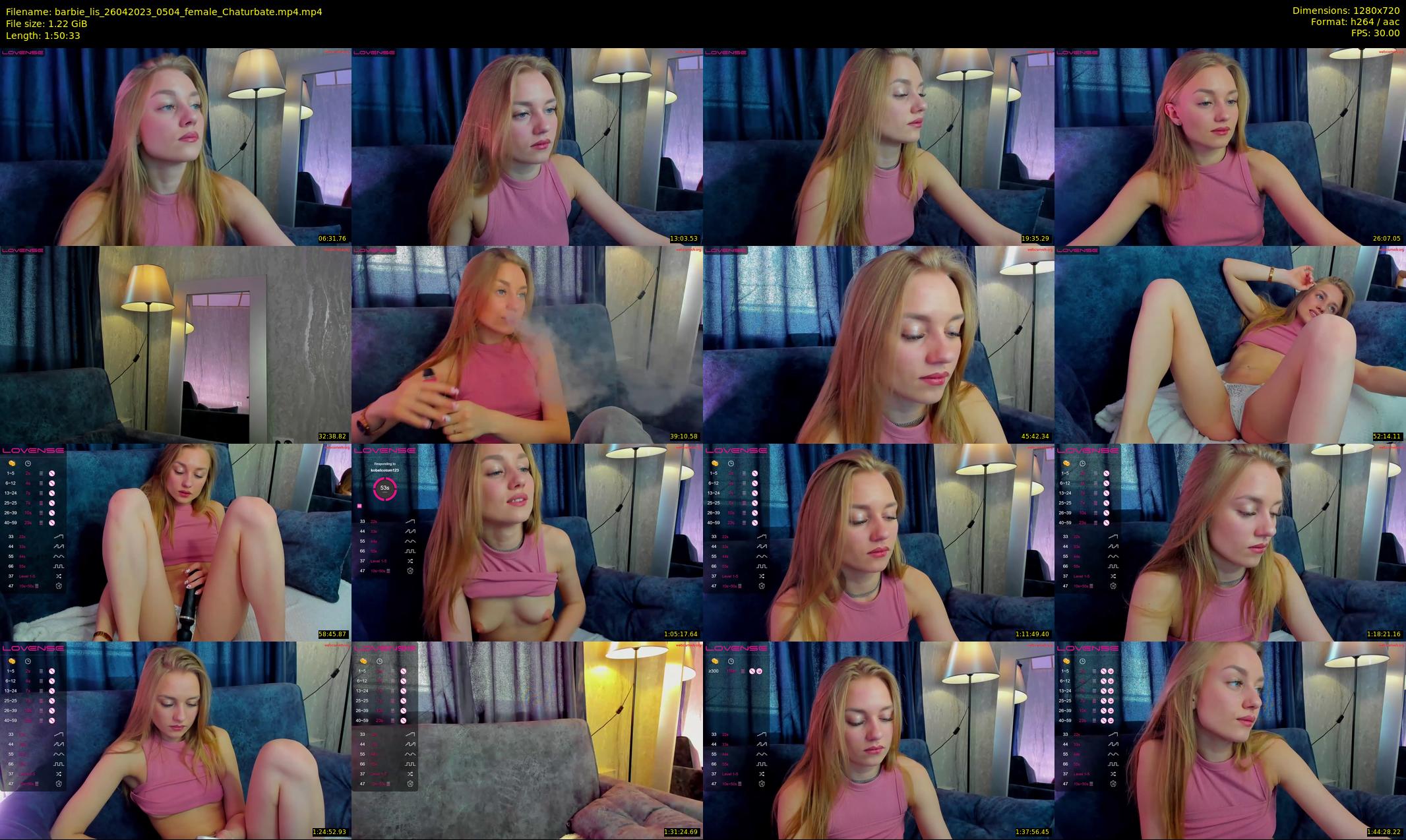 barbie_lis — 111 minute Chaturbate female cam show recording, 720p, Apr 26, 2023