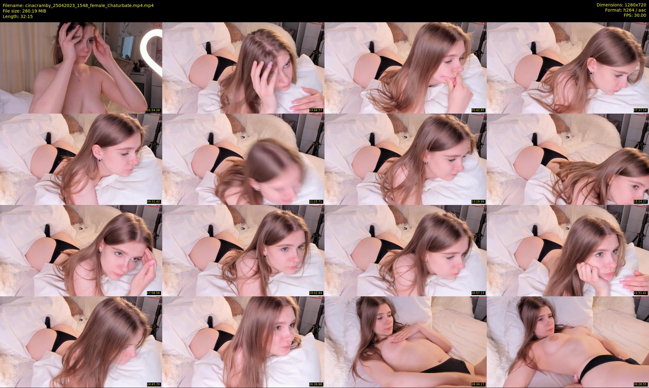 cinacramby — 33 minute Chaturbate female cam show recording, 720p, Apr 25, 2023