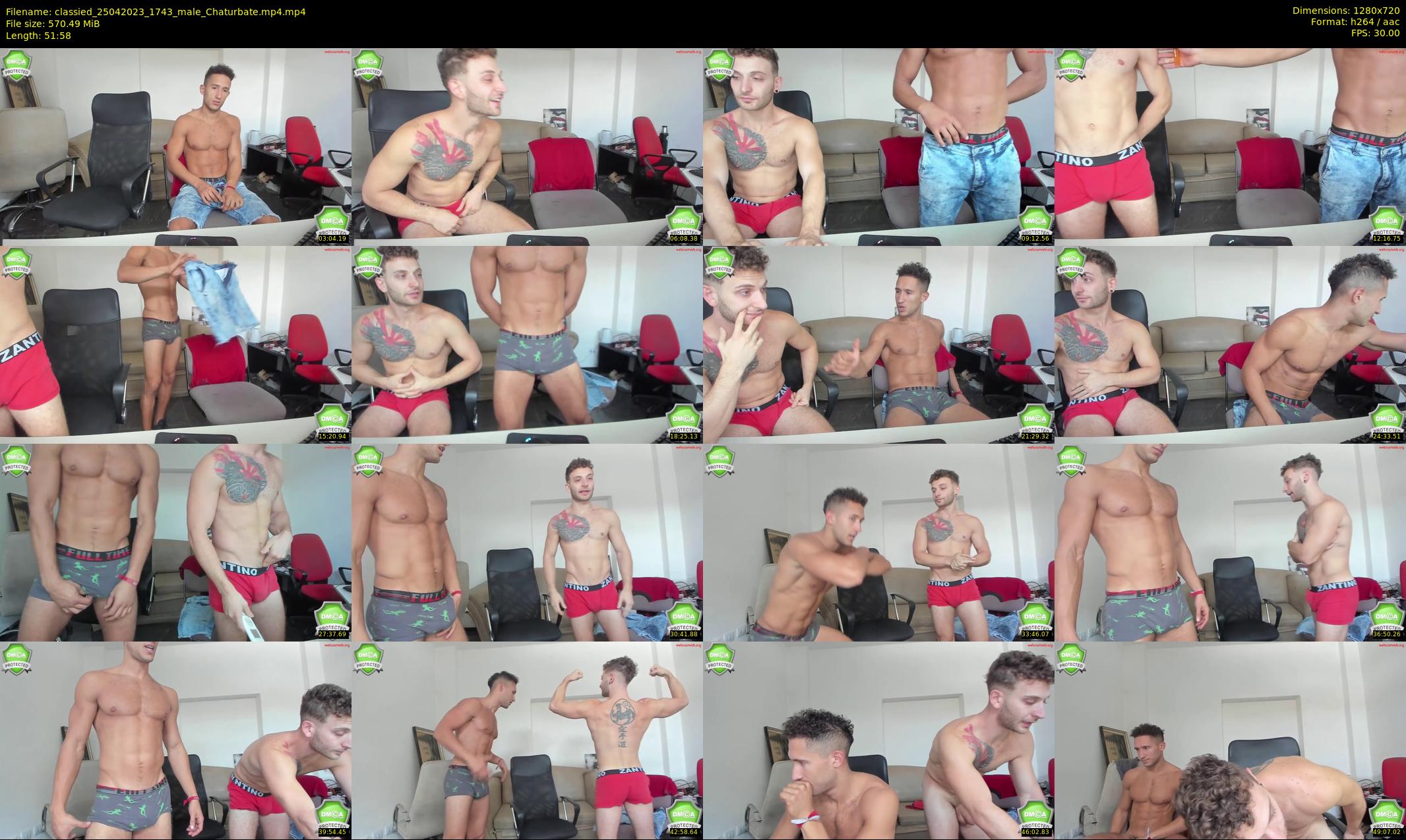 classied — 52 minute Chaturbate male cam show recording, 720p, Apr 25, 2023