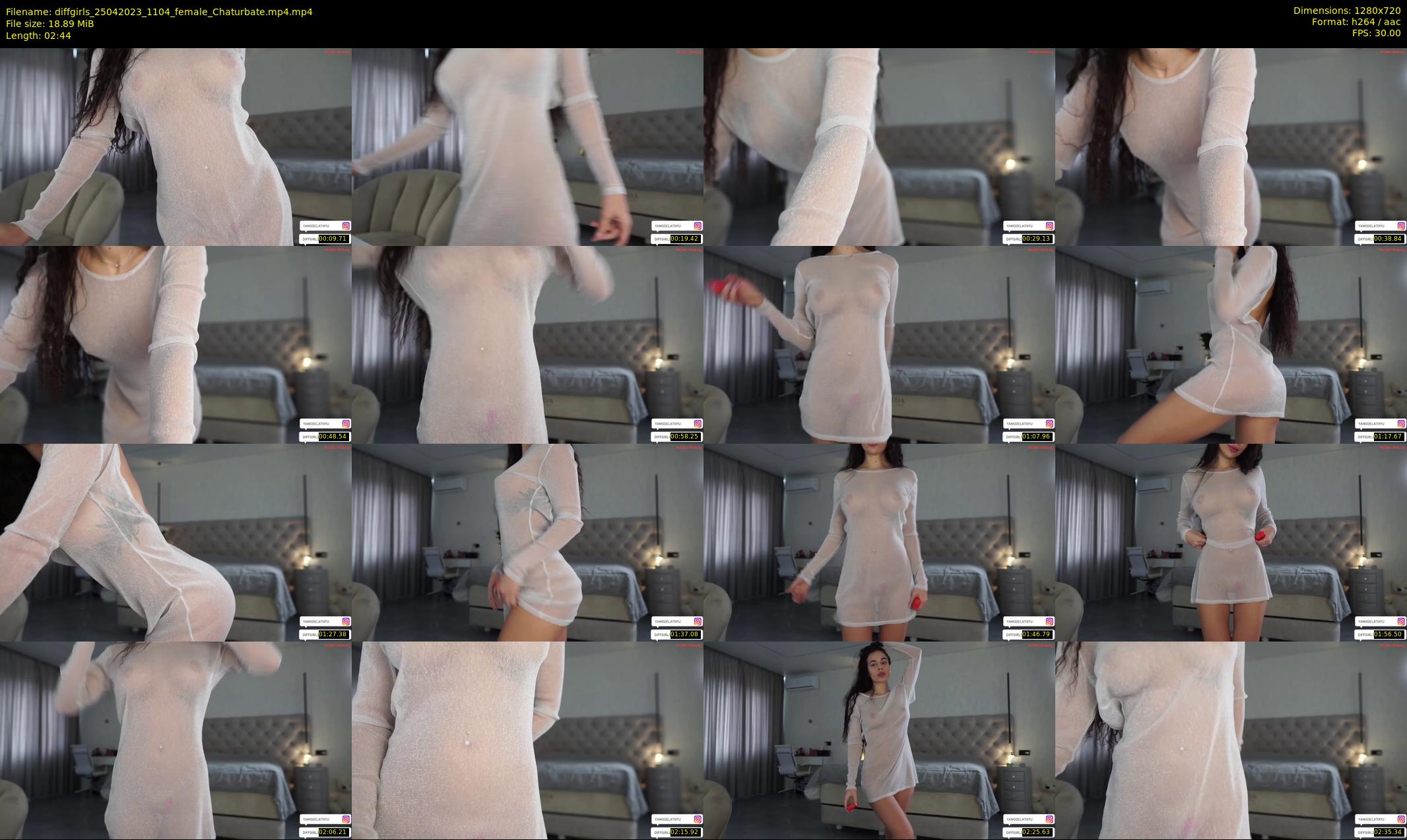 diffgirls — 3 minute Chaturbate female cam show recording, 720p, Apr 25, 2023