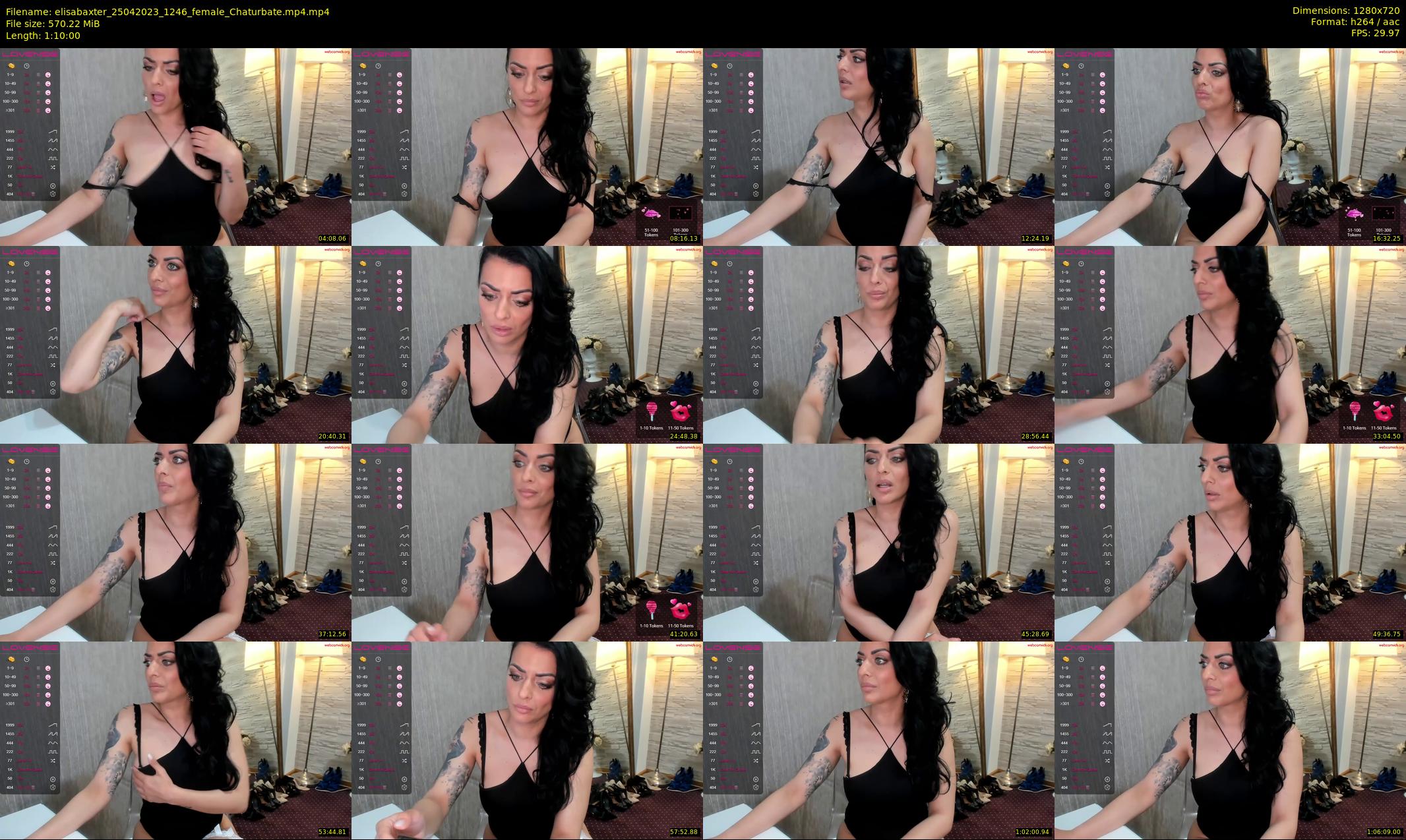 elisabaxter — 70 minute Chaturbate female cam show recording, 720p, Apr 25, 2023