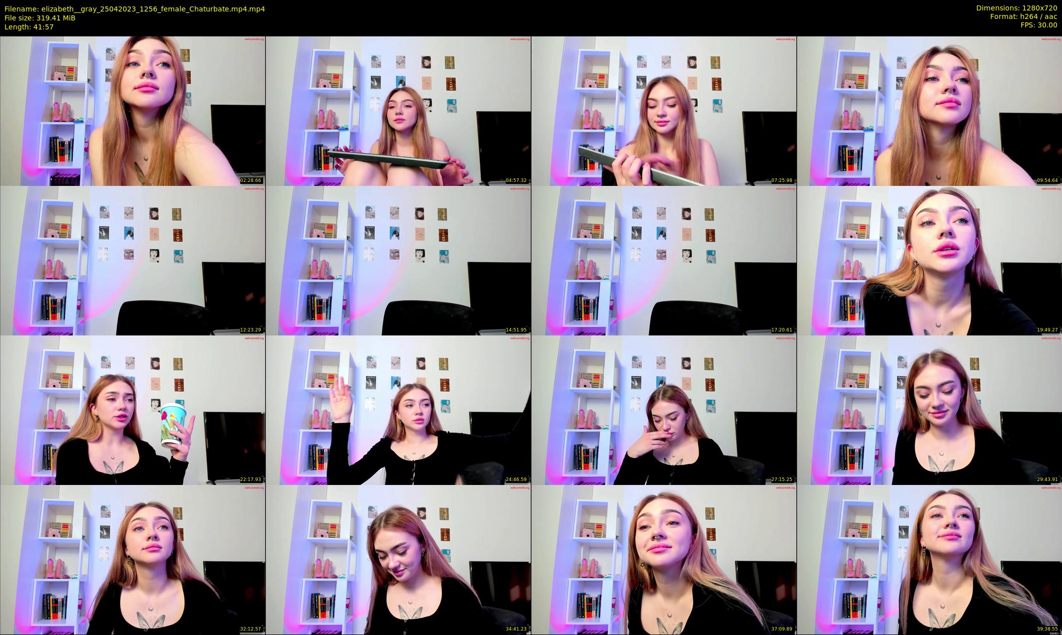 elizabeth__gray — 42 minute Chaturbate female cam show recording, 720p, Apr 25, 2023