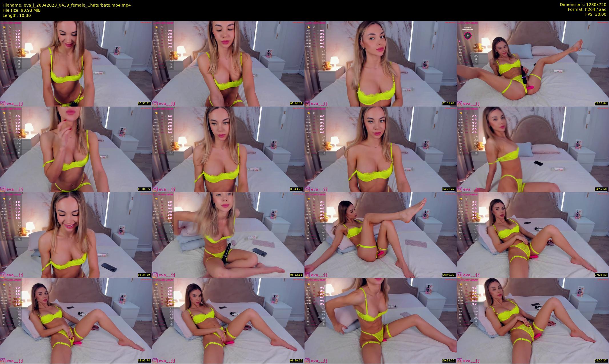 eva_j — 11 minute Chaturbate female cam show recording, 720p, Apr 26, 2023