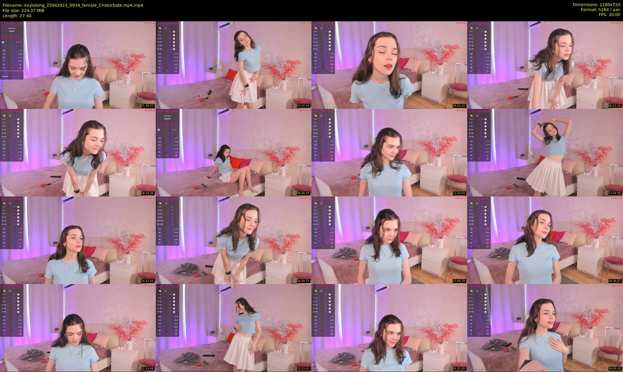 keylalong — 28 minute Chaturbate female cam show recording, 720p, Apr 25, 2023