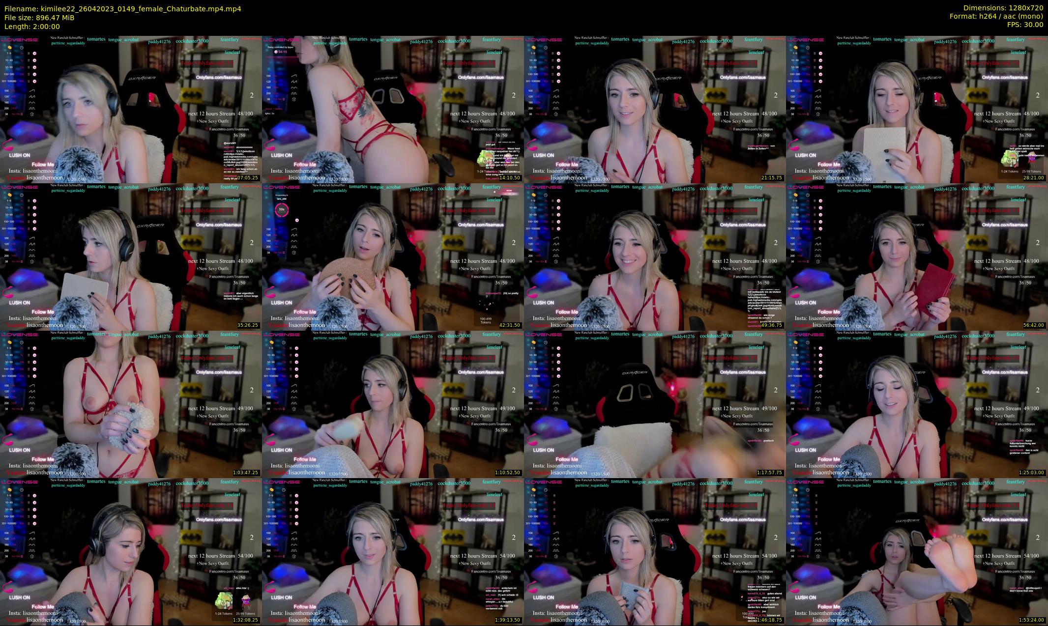 kimilee22 — 120 minute Chaturbate female cam show recording, 720p, Apr 26, 2023