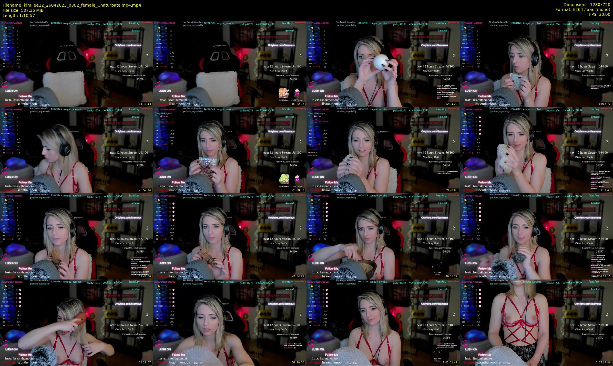 kimilee22 — 71 minute Chaturbate female cam show recording, 720p, Apr 26, 2023