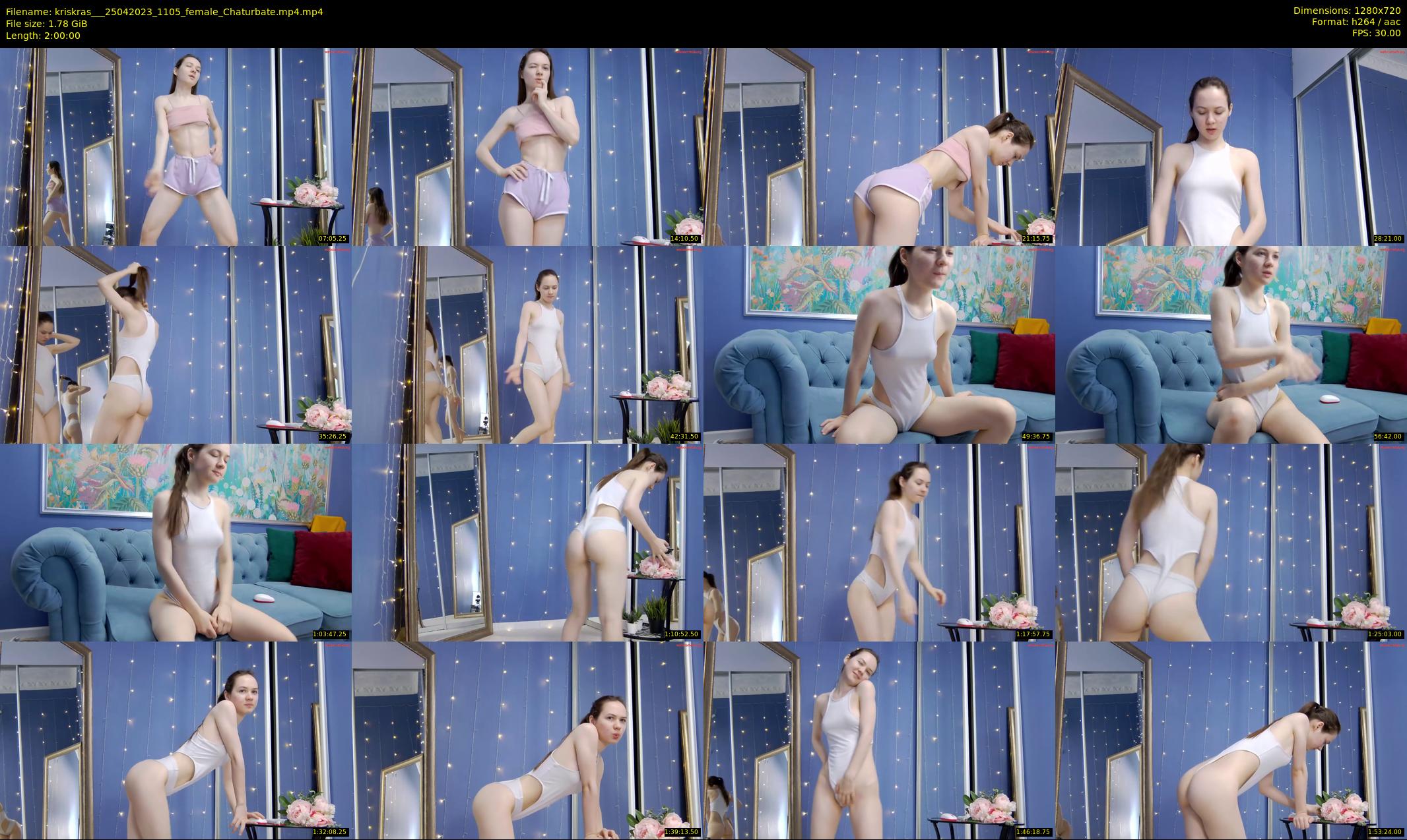 kriskras__ — 120 minute Chaturbate female cam show recording, 720p, Apr 25, 2023