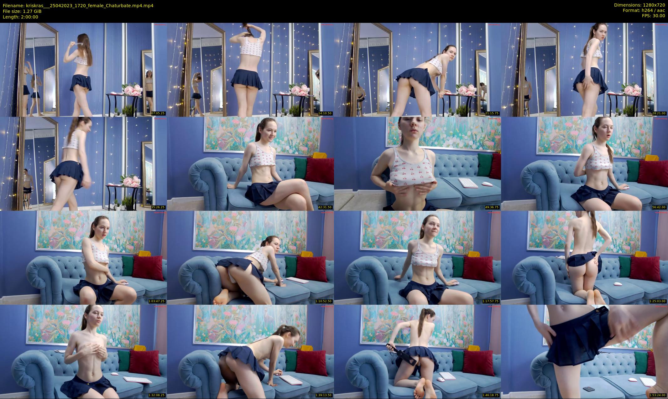 kriskras__ — 120 minute Chaturbate female cam show recording, 720p, Apr 25, 2023