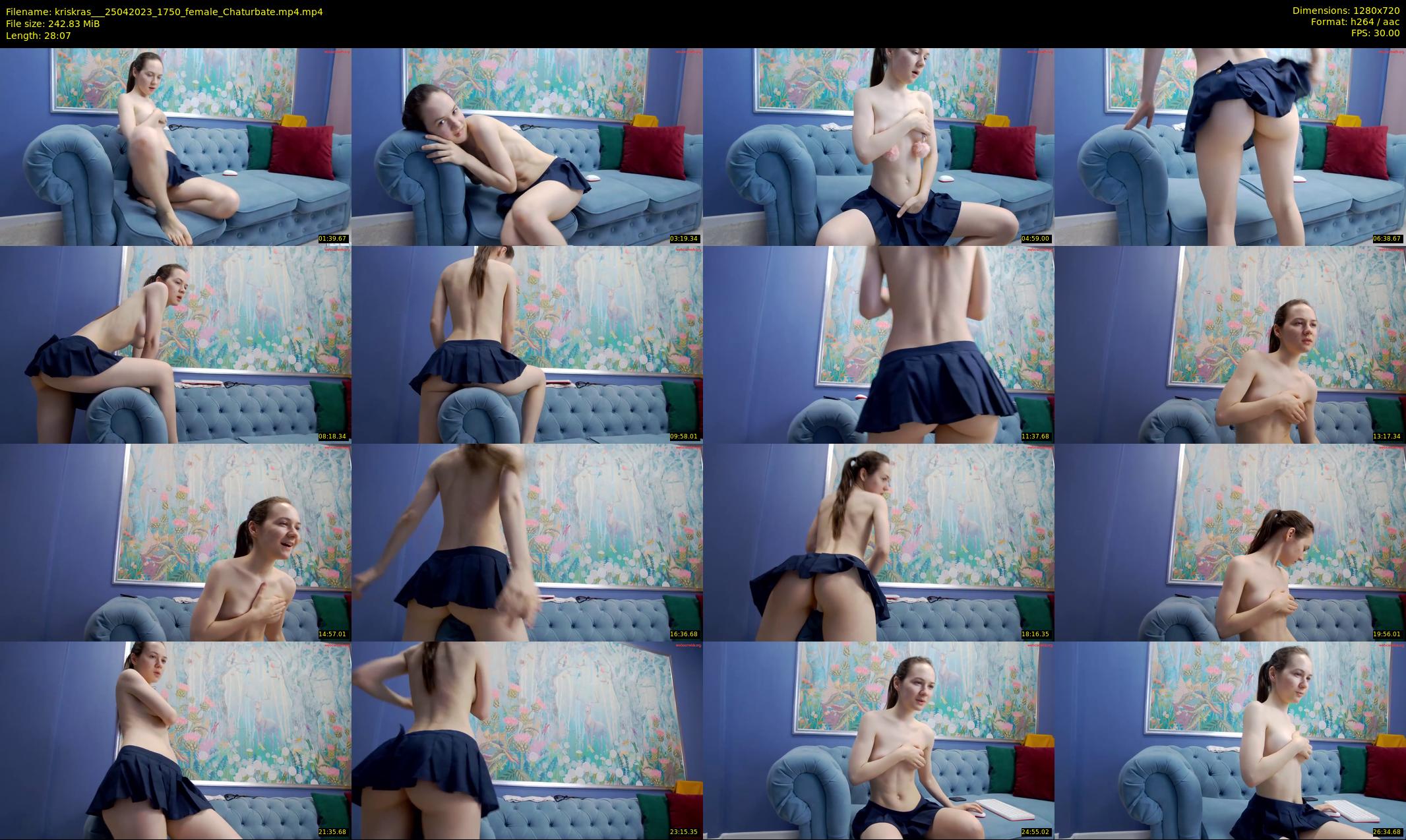 kriskras__ — 29 minute Chaturbate female cam show recording, 720p, Apr 25, 2023