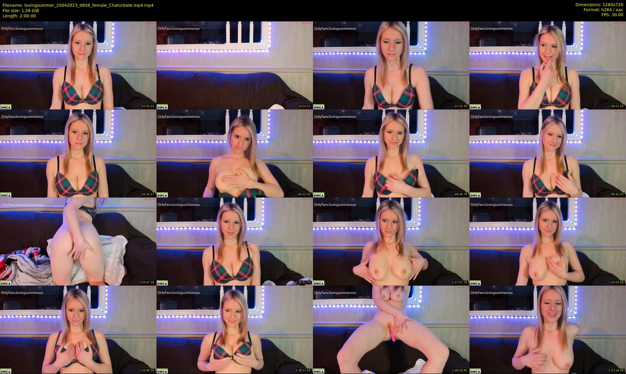 lovingsummer — 120 minute Chaturbate female cam show recording, 720p, Apr 25, 2023