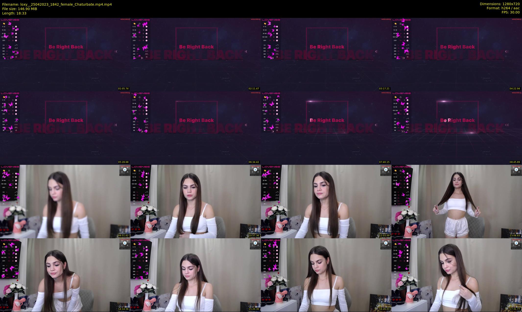 loxy_ — 19 minute Chaturbate female cam show recording, 720p, Apr 25, 2023