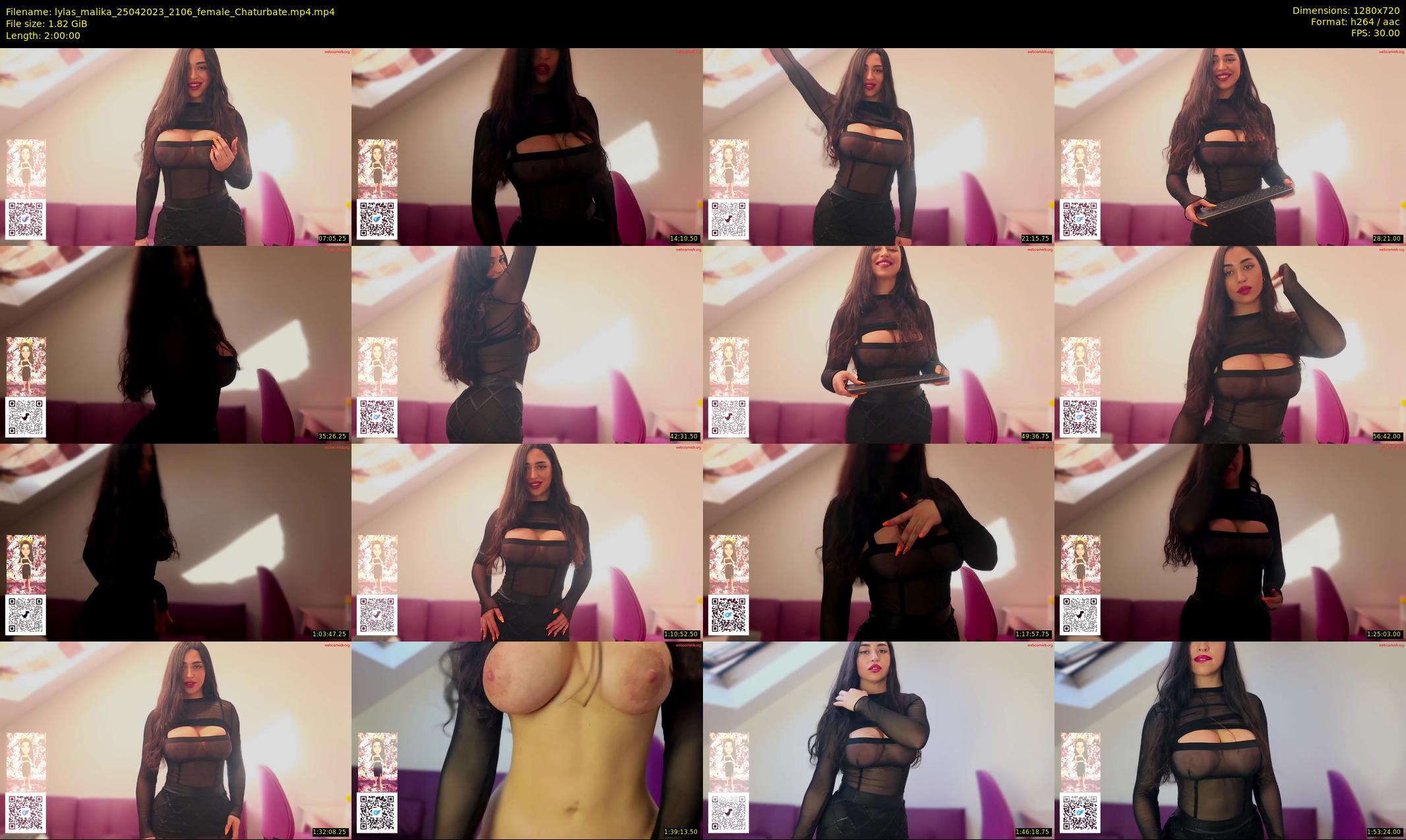 lylas_malika — 120 minute Chaturbate female cam show recording, 720p, Apr 25, 2023