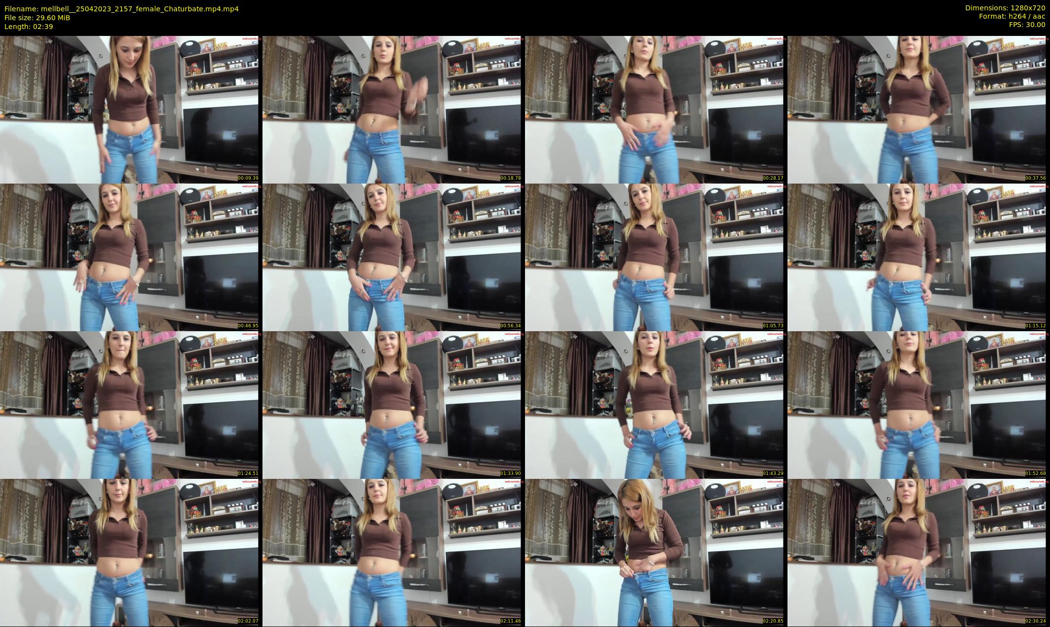 mellbell_ — 3 minute Chaturbate female cam show recording, 720p, Apr 25, 2023
