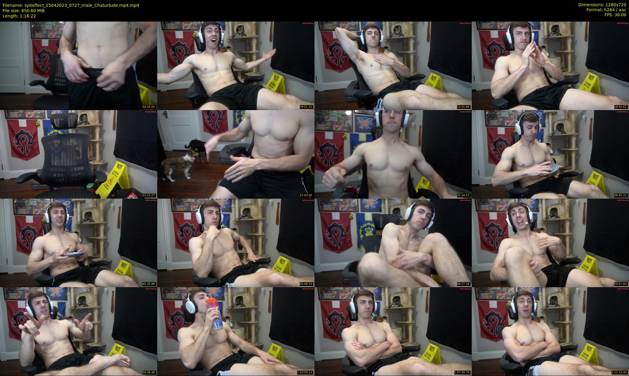 sydaffect — 77 minute Chaturbate male cam show recording, 720p, Apr 25, 2023