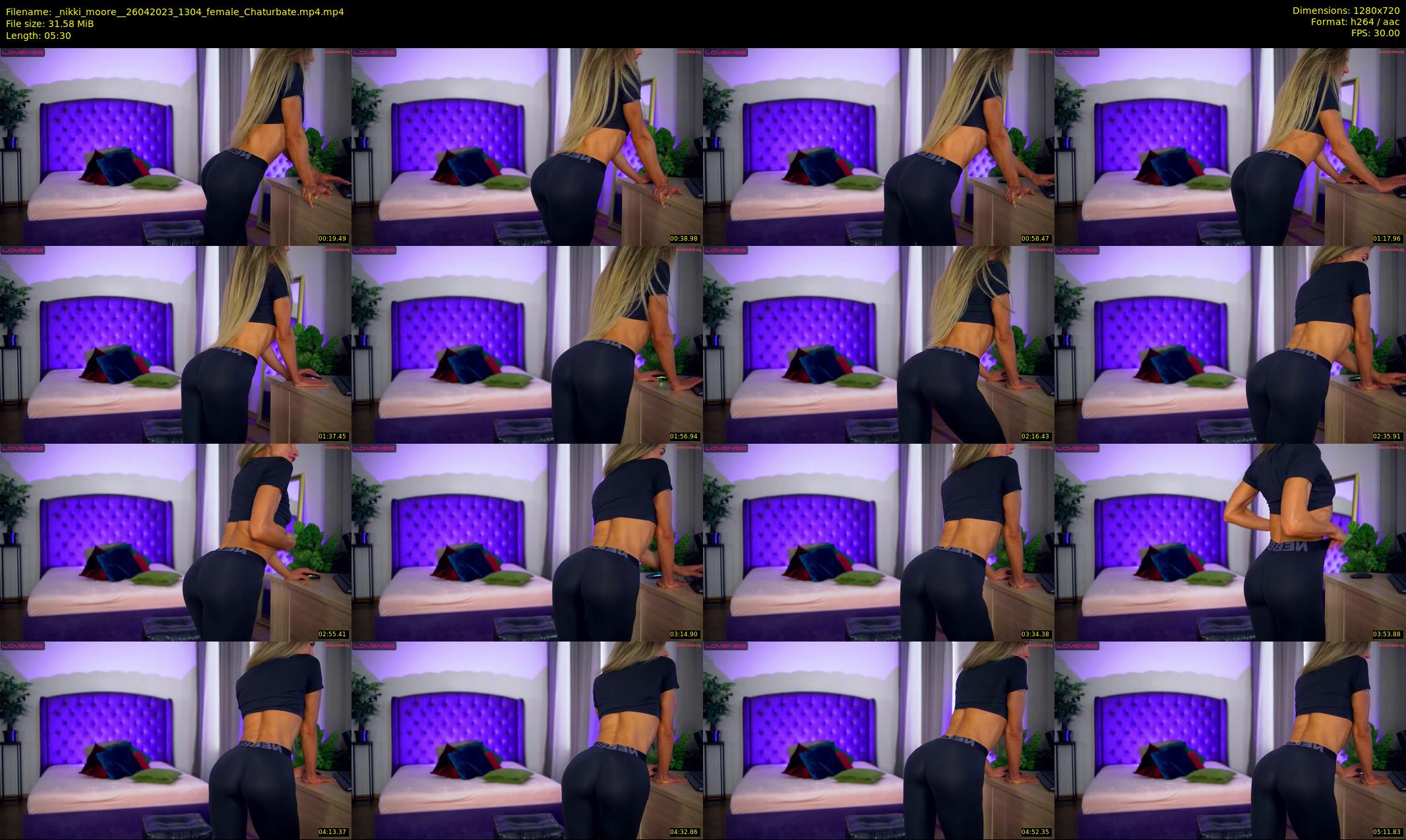 _nikki_moore_ — 6 minute Chaturbate female cam show recording, 720p, Apr 26, 2023