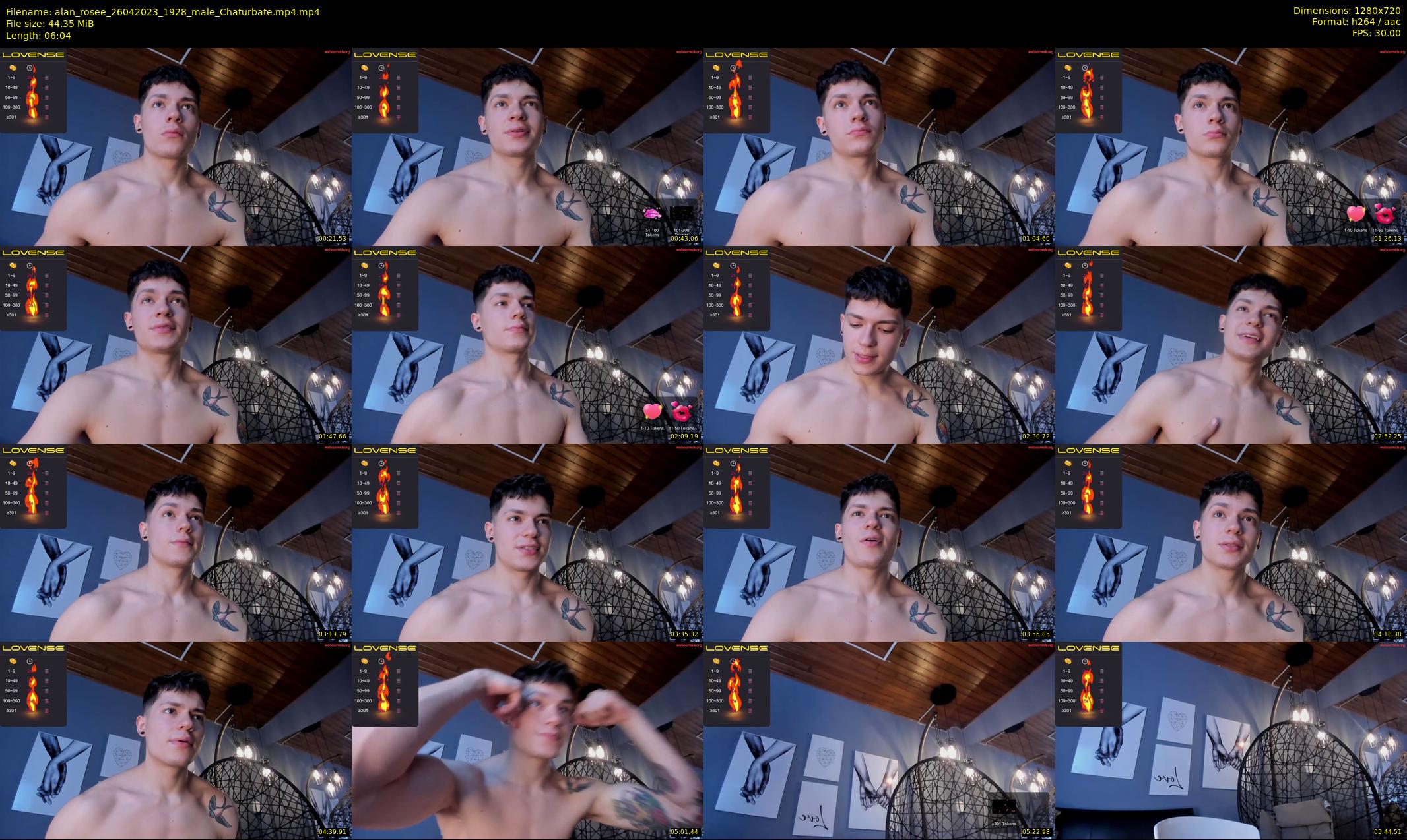 alan_rosee — 7 minute Chaturbate male cam show recording, 720p, Apr 26, 2023
