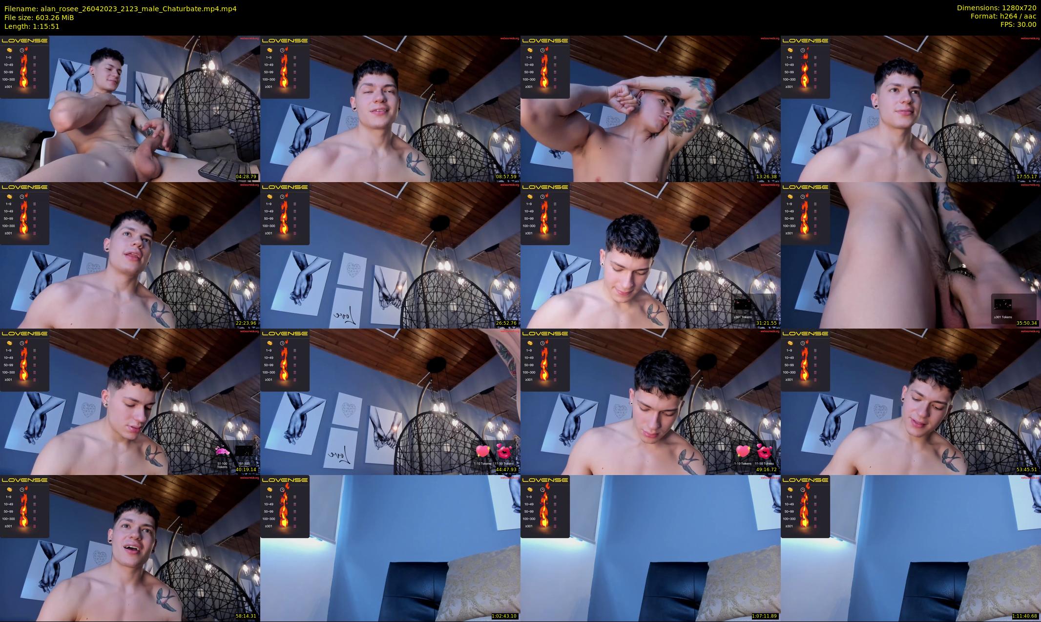 alan_rosee — 76 minute Chaturbate male cam show recording, 720p, Apr 26, 2023