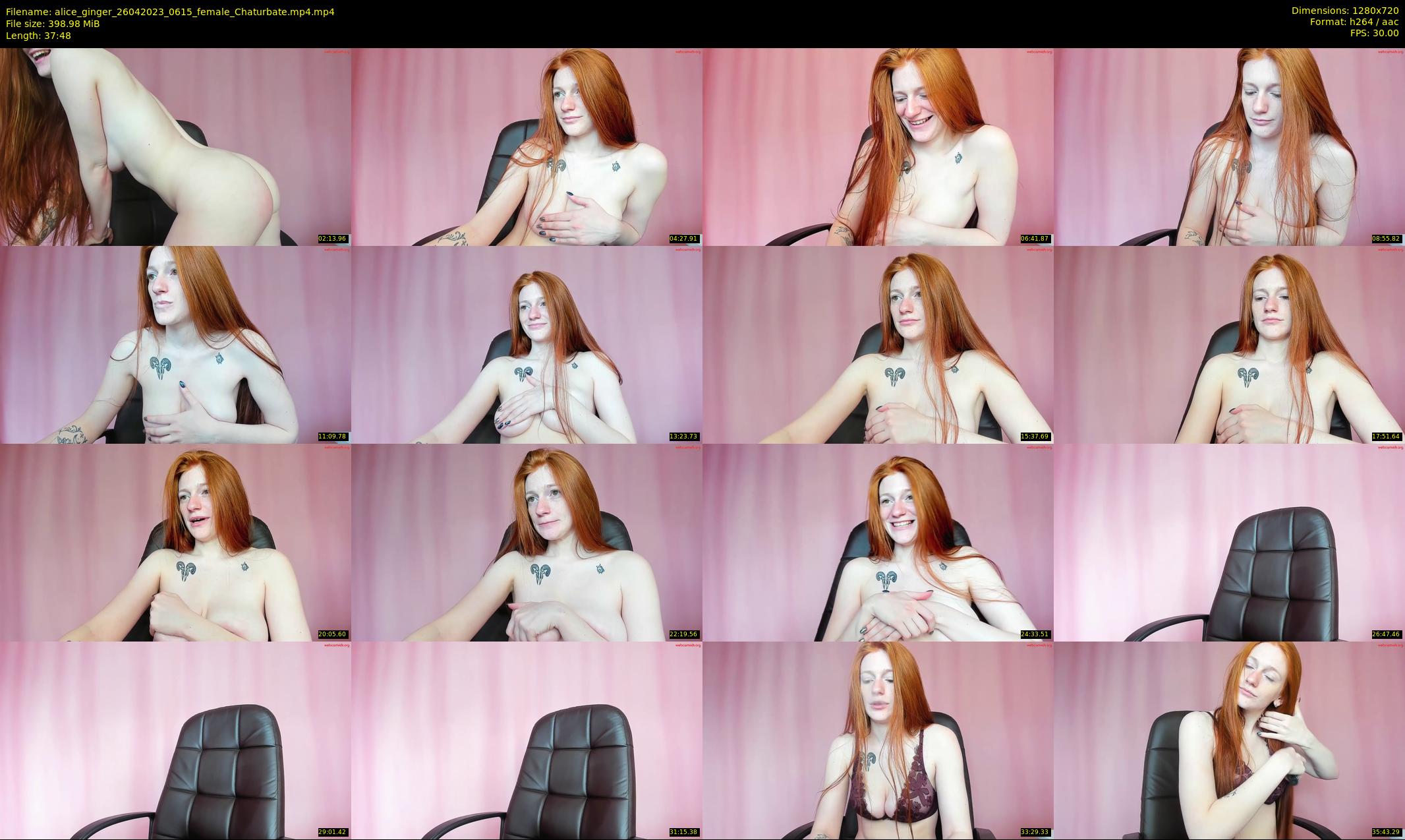 alice_ginger — 38 minute Chaturbate female cam show recording, 720p, Apr 26, 2023