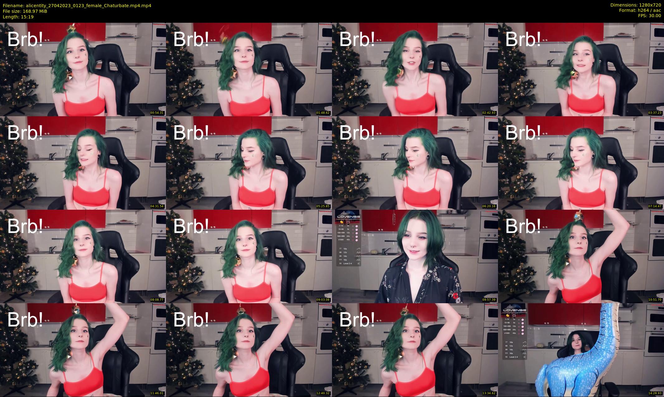 alicentity — 16 minute Chaturbate female cam show recording, 720p, Apr 27, 2023