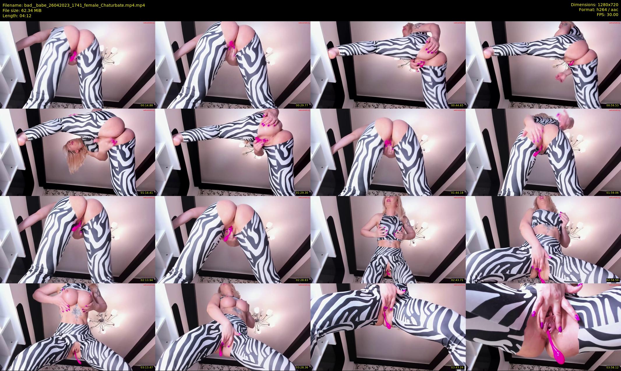 bad__babe — 5 minute Chaturbate female cam show recording, 720p, Apr 26, 2023