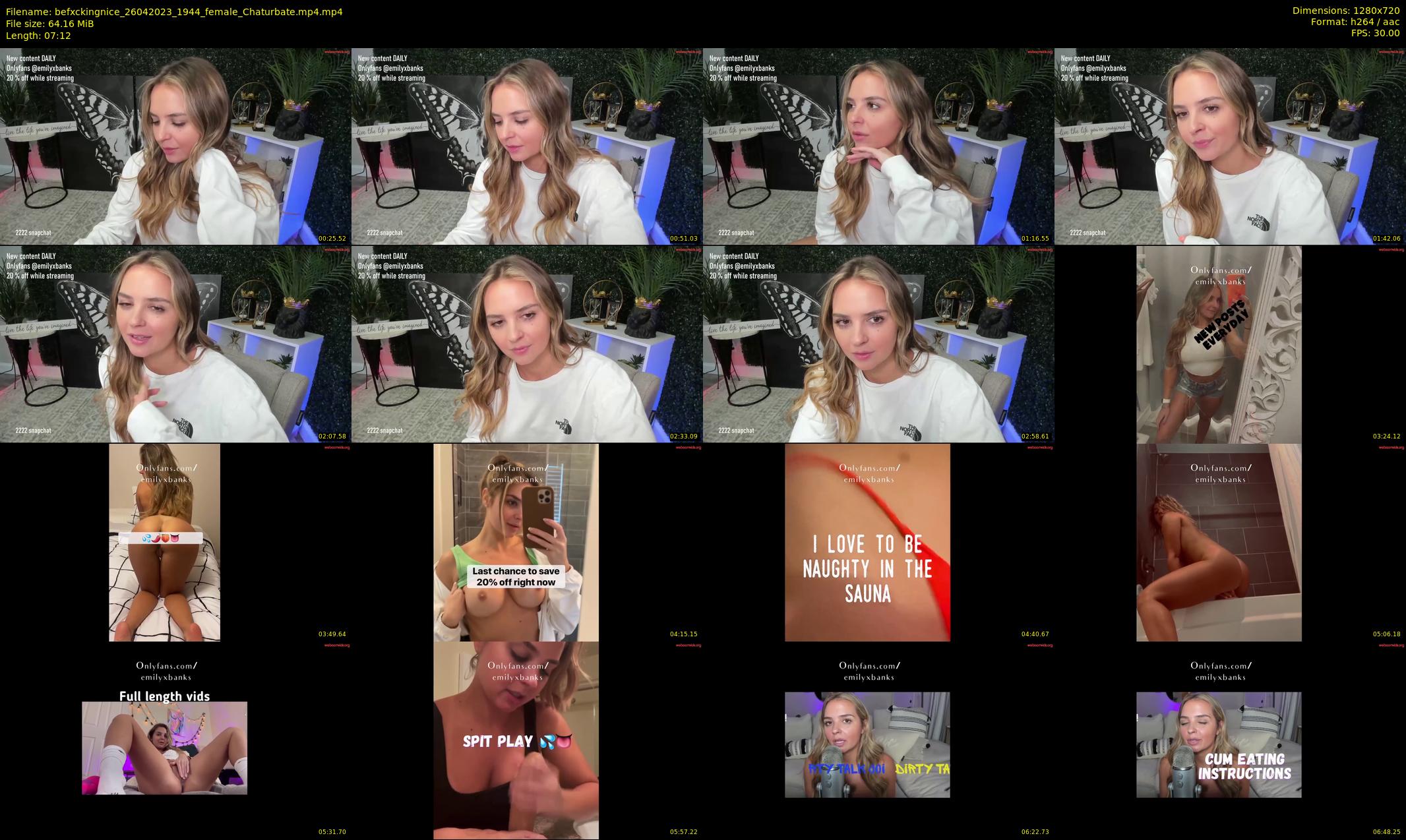 befxckingnice — 8 minute Chaturbate female cam show recording, 720p, Apr 26, 2023