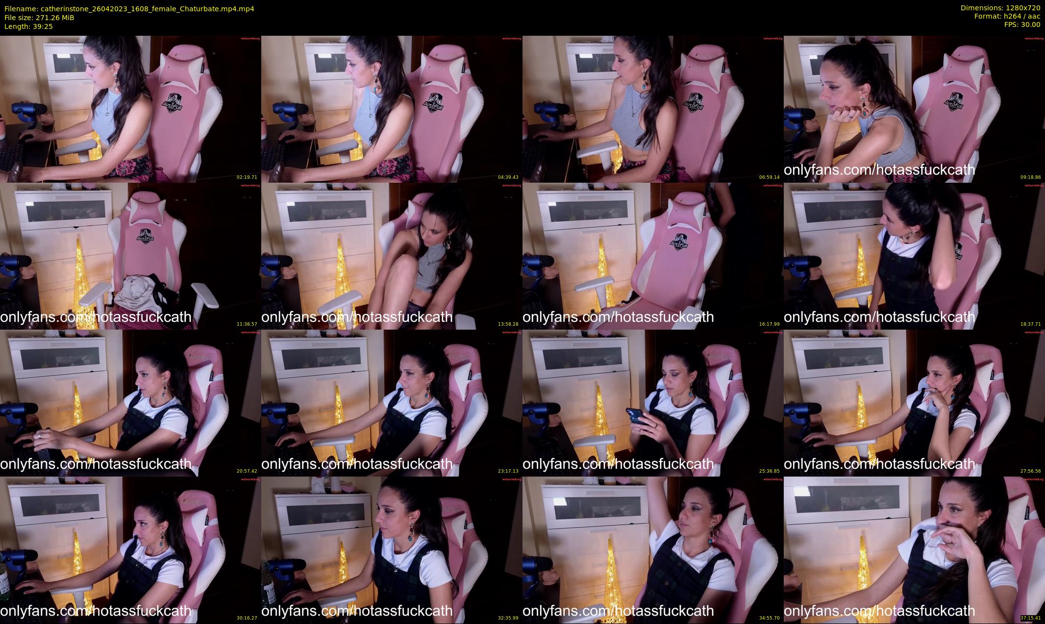 catherinstone — 40 minute Chaturbate female cam show recording, 720p, Apr 26, 2023