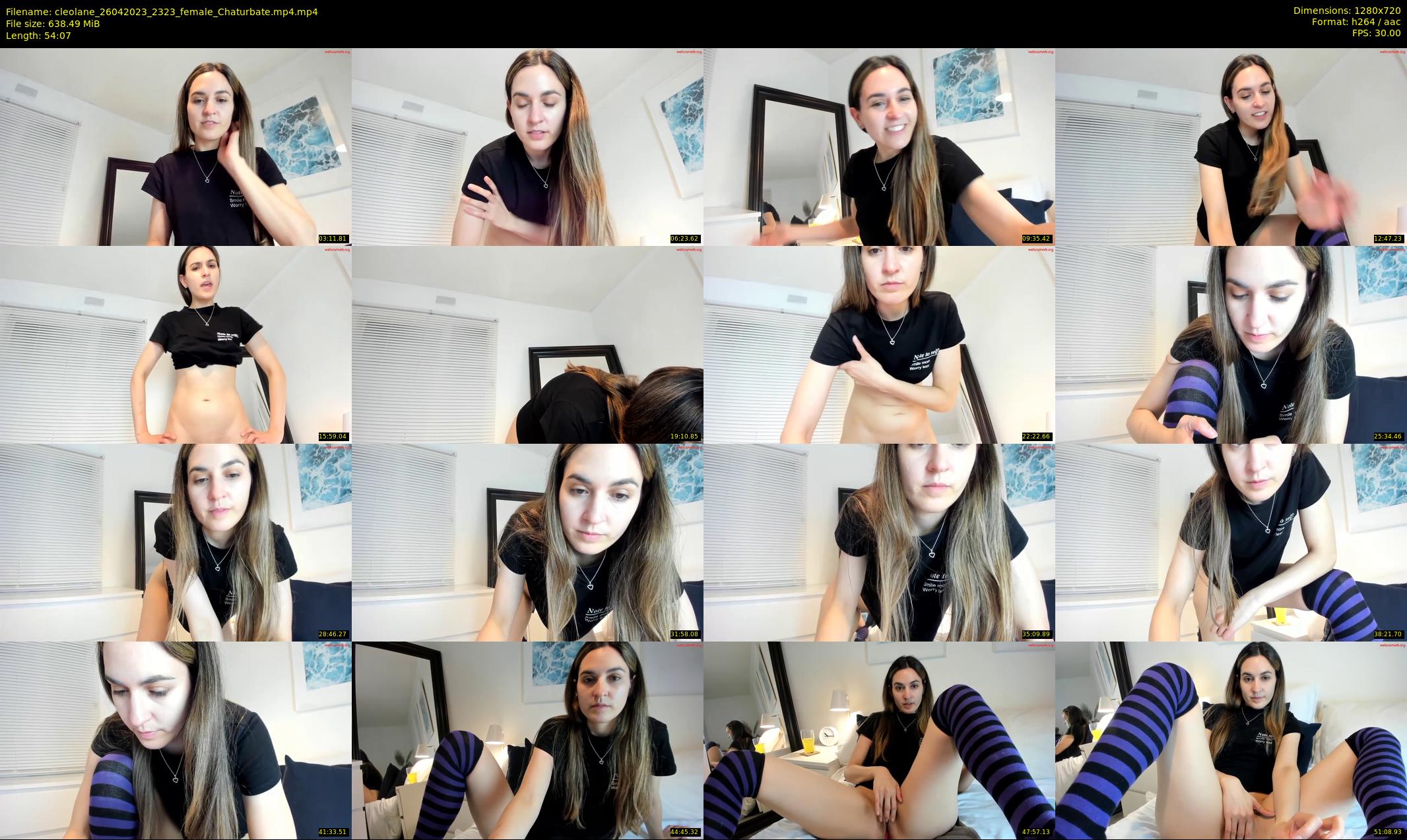 cleolane — 55 minute Chaturbate female cam show recording, 720p, Apr 26, 2023