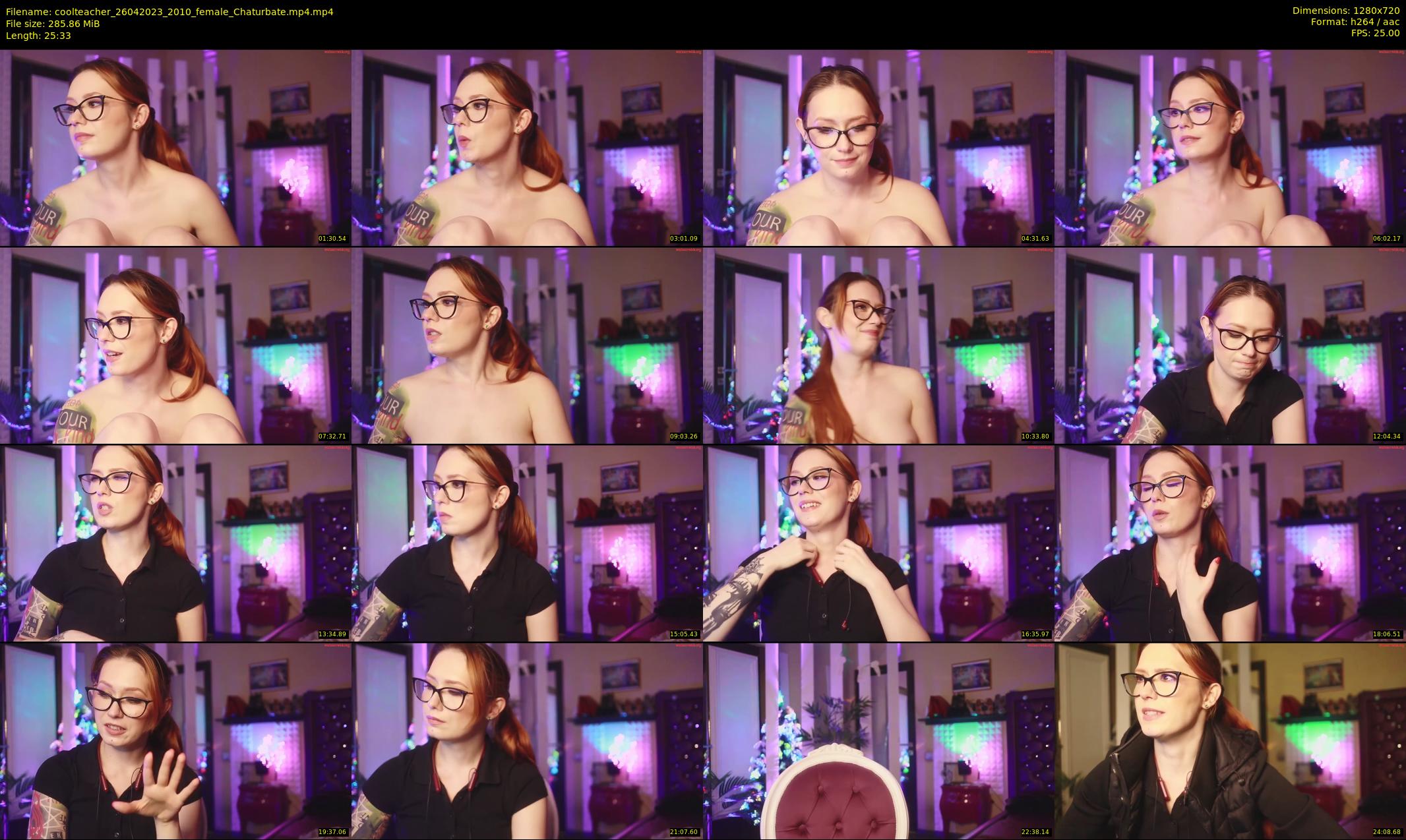 coolteacher — 26 minute Chaturbate female cam show recording, 720p, Apr 26, 2023