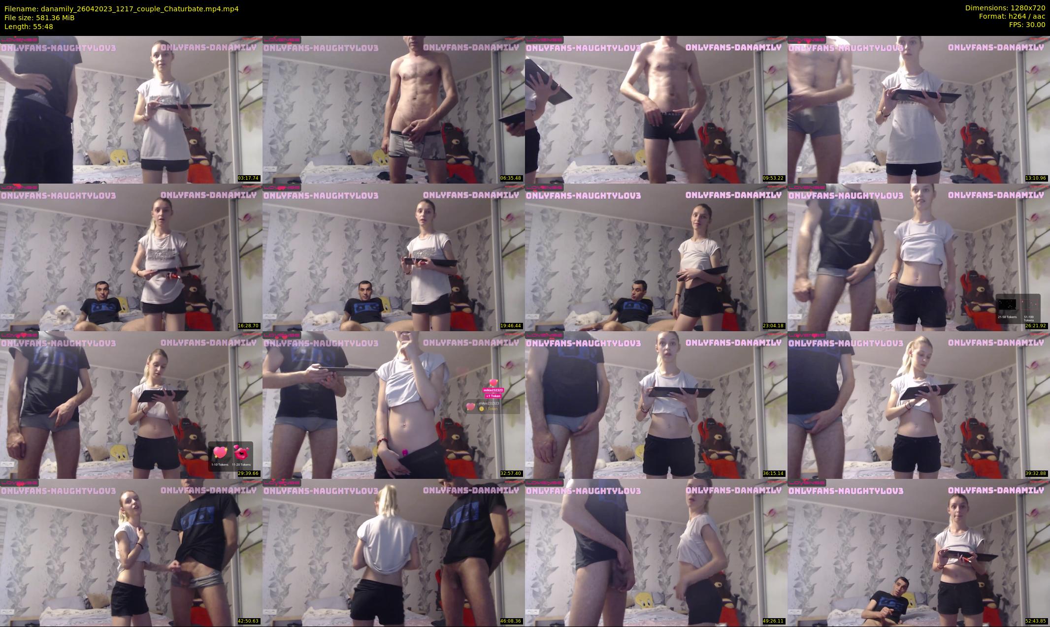 danamily — 56 minute Chaturbate female cam show recording, 720p, Apr 26, 2023