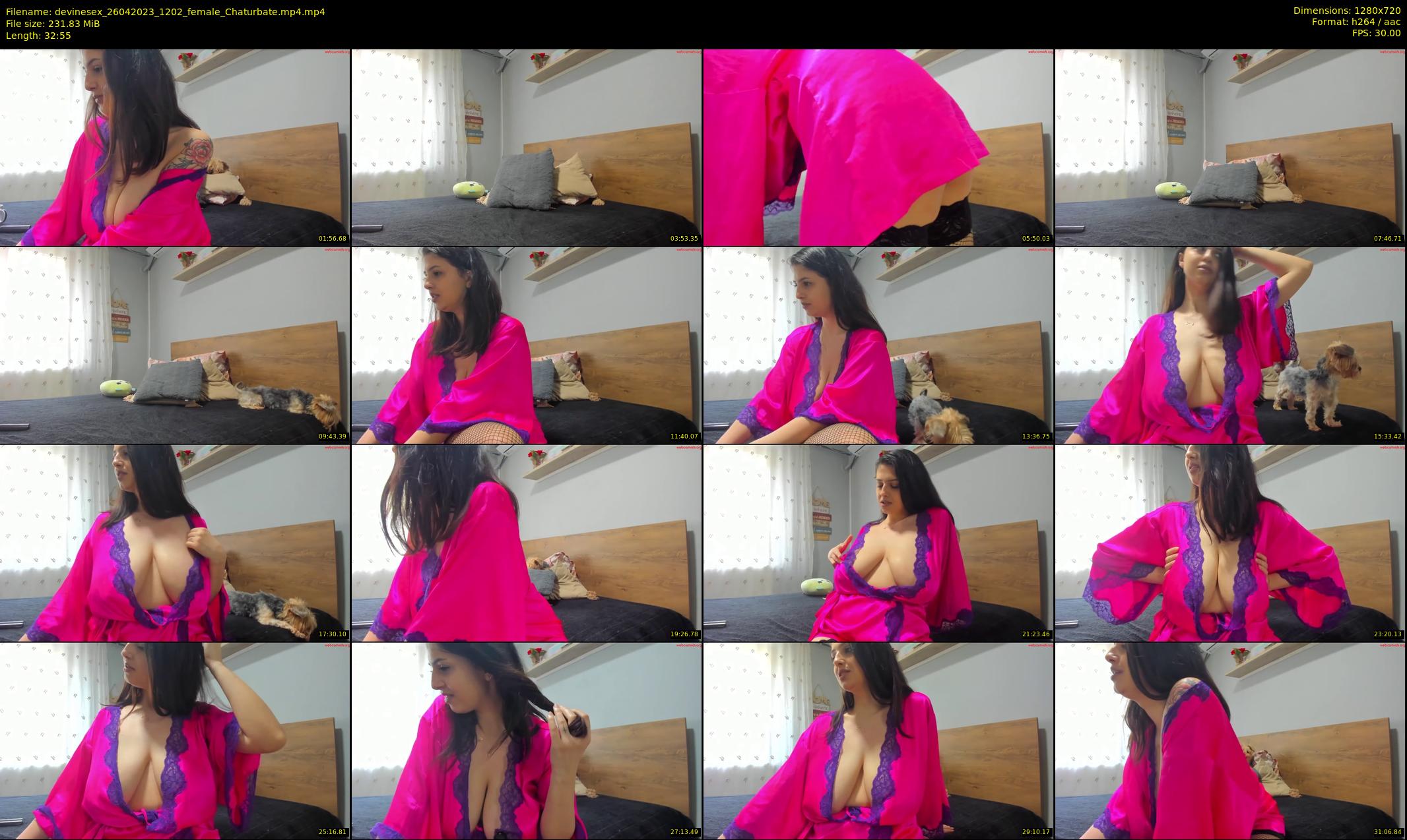 devinesex — 33 minute Chaturbate female cam show recording, 720p, Apr 26, 2023