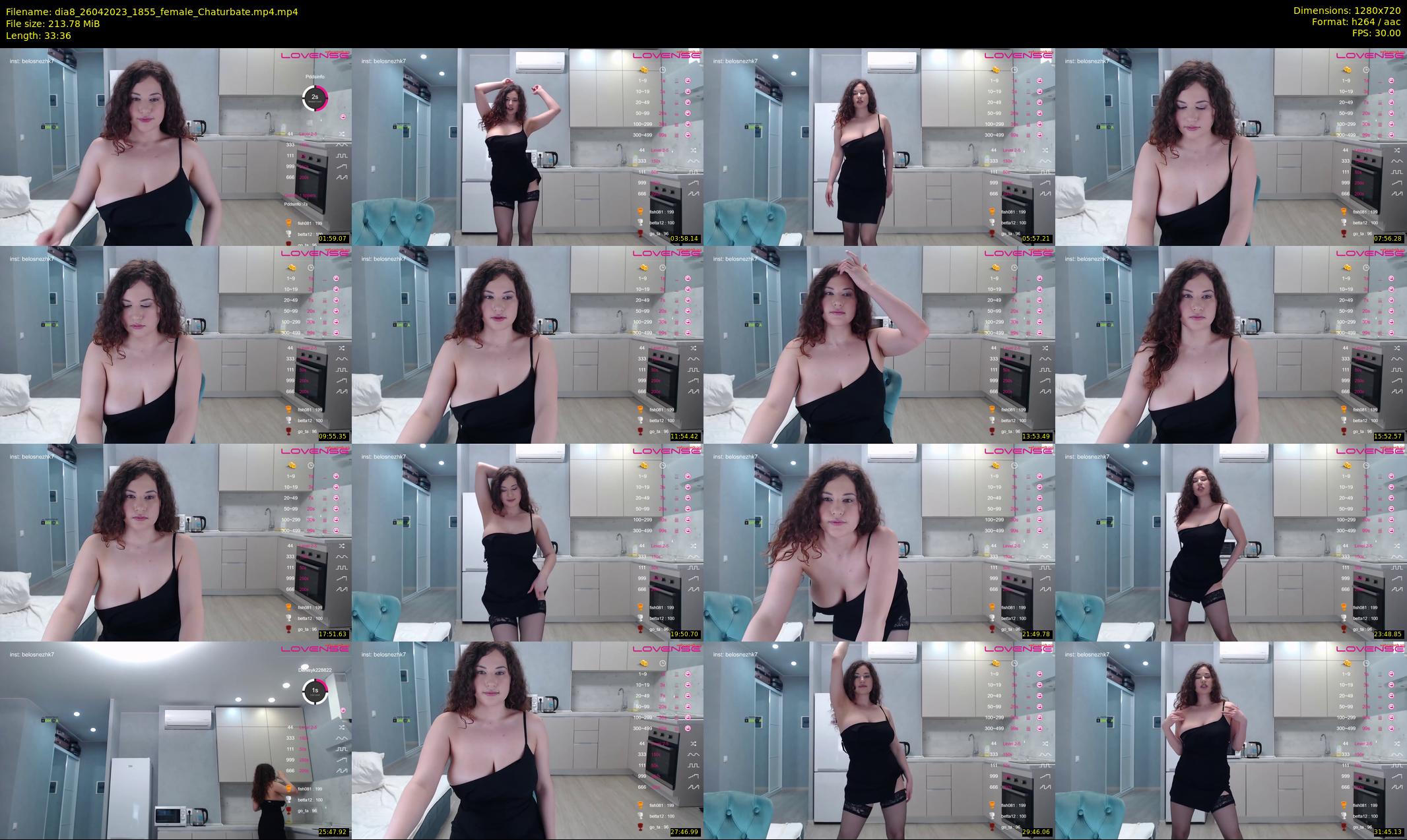 dia8 — 34 minute Chaturbate female cam show recording, 720p, Apr 26, 2023