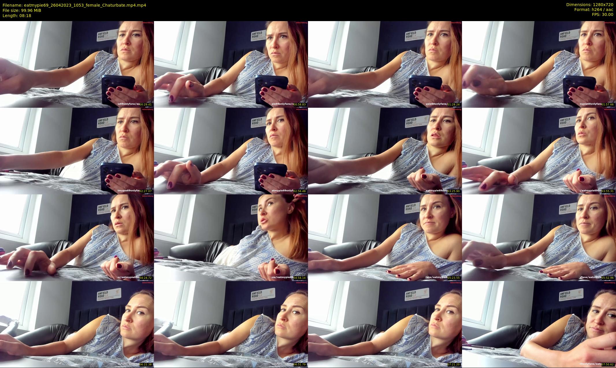 eatmypie69 — 9 minute Chaturbate female cam show recording, 720p, Apr 26, 2023